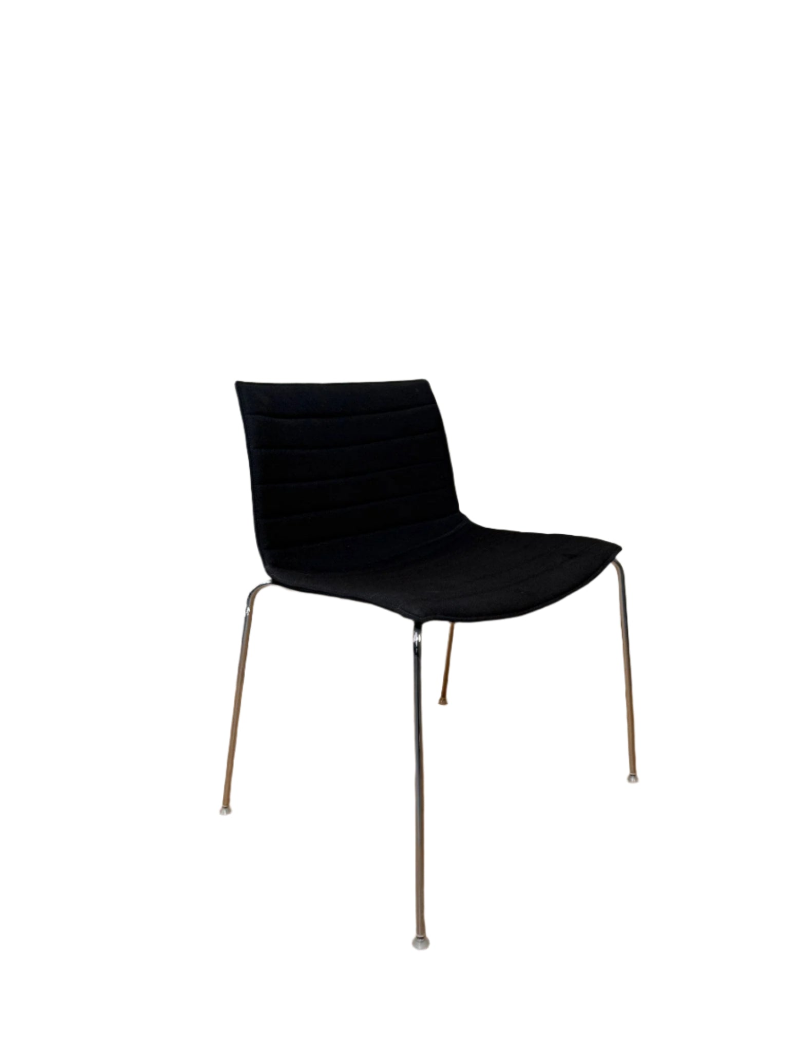 Catifa 53 - 4 Leg Base, Arper - Black Fabric