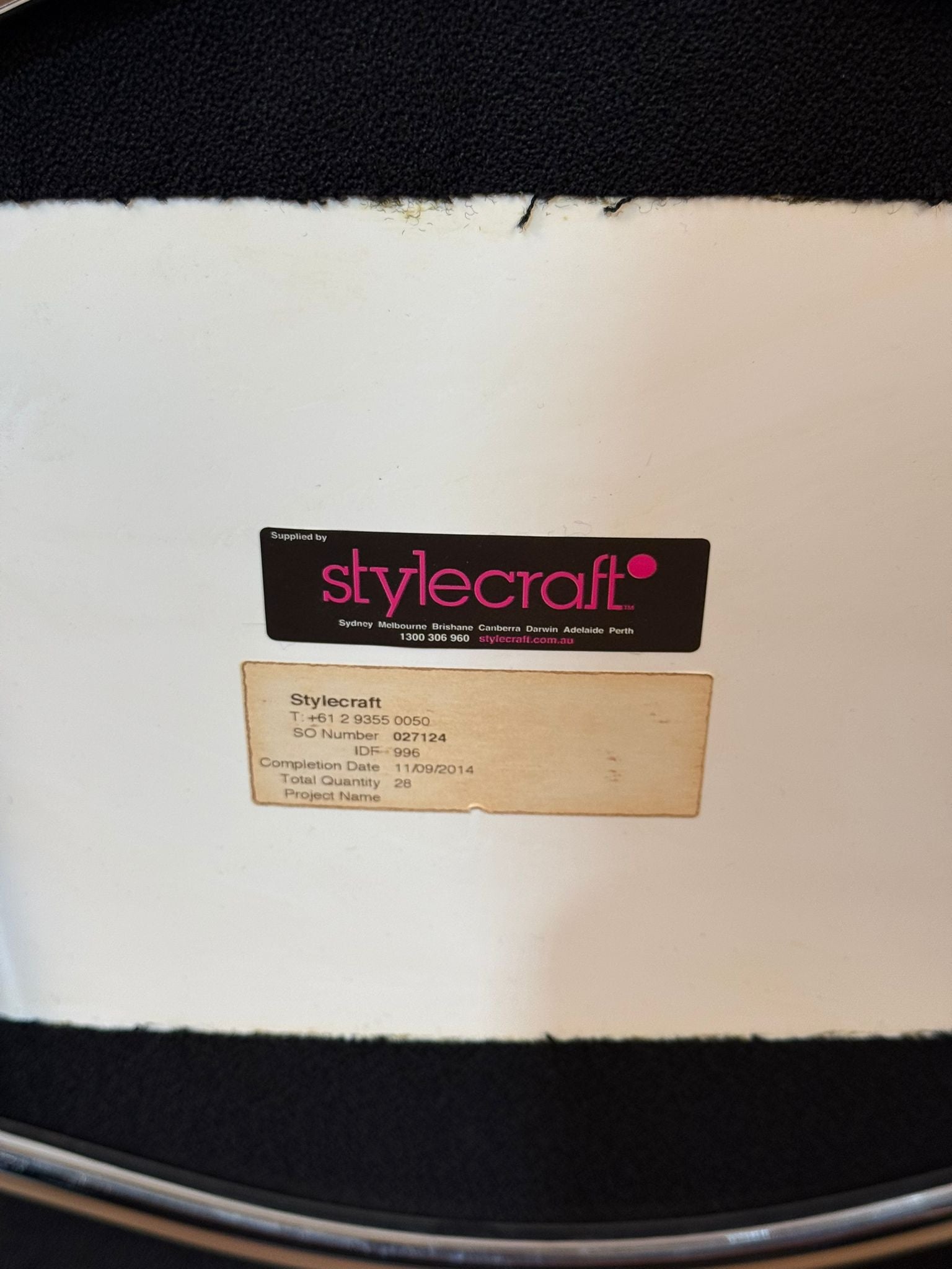 Catifa 53 - 4 Leg Base, Arper - Black Fabric