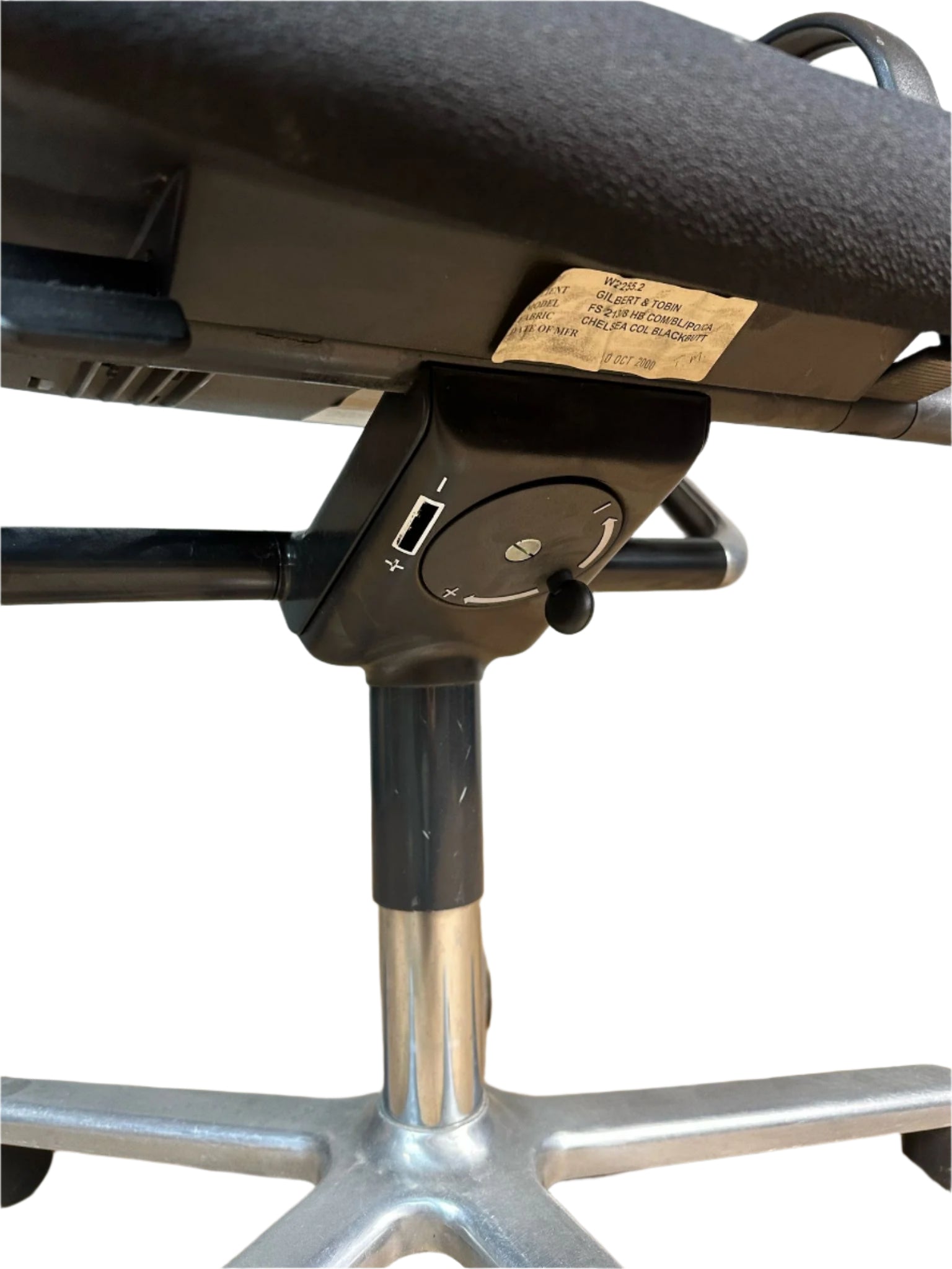 Wilkhahn FS 213/85 High Backrest Office Chair in Black