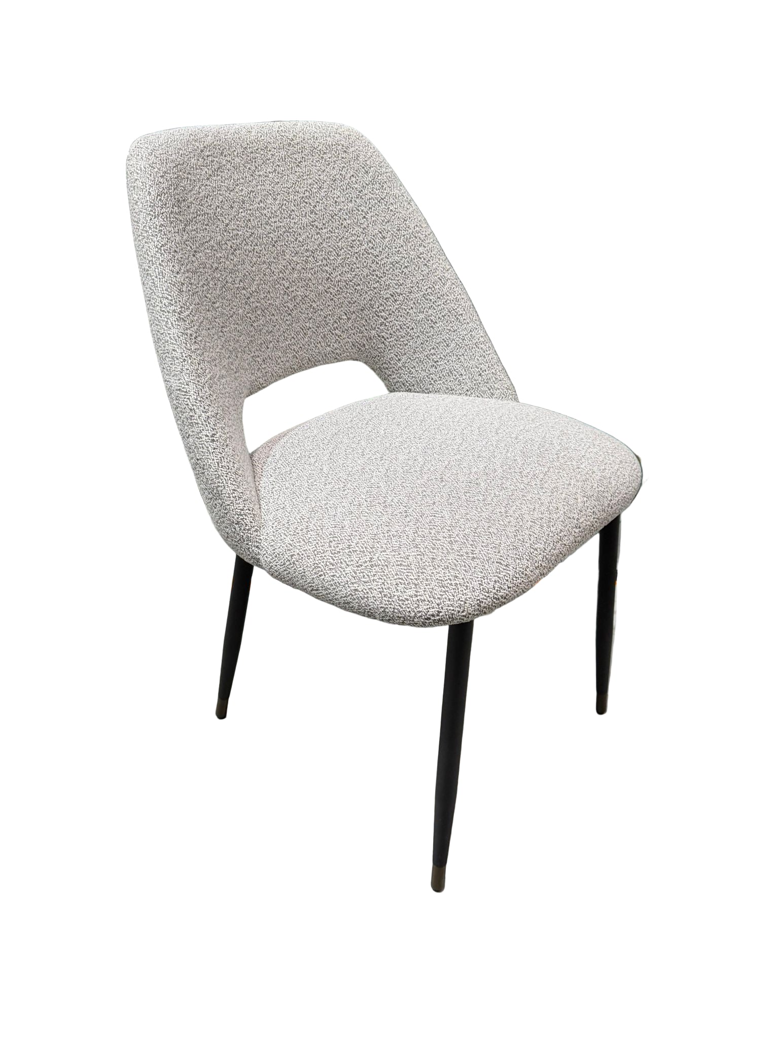 Modern Scandi Dining Chair in Speckled Grey