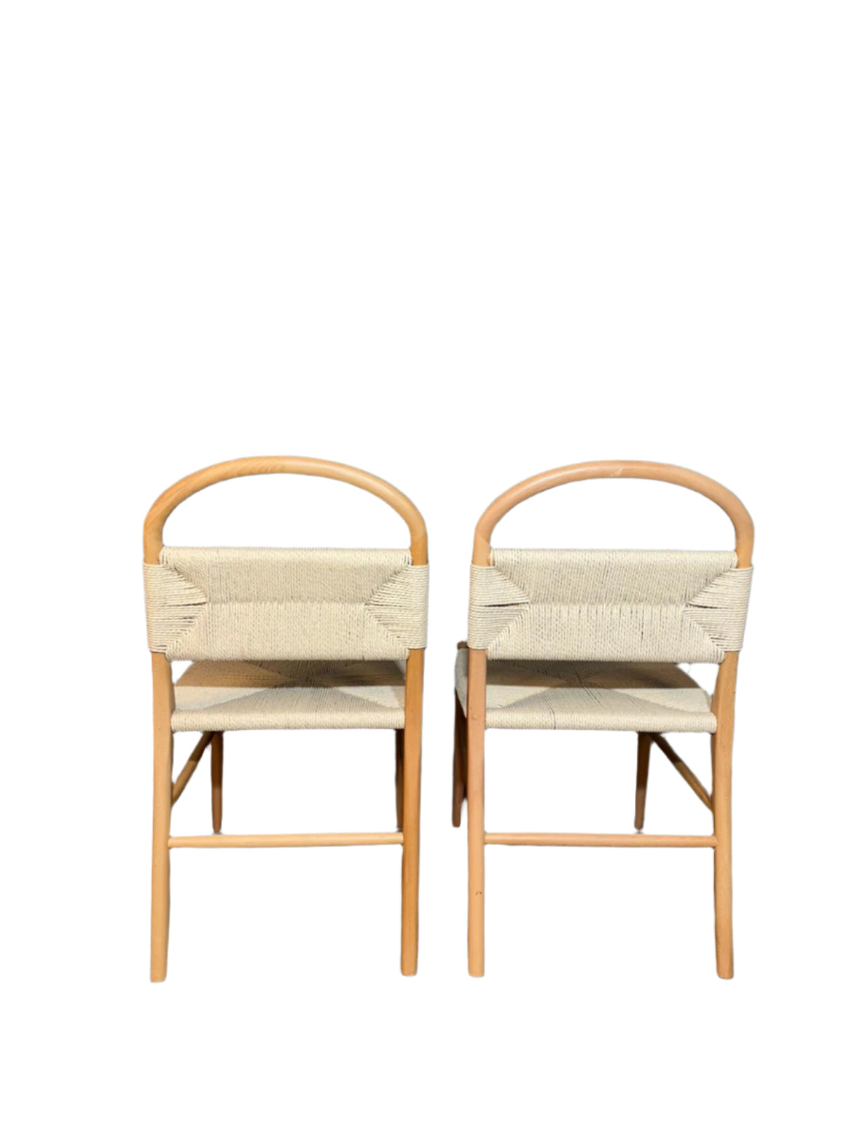 Mid-Century Modern Beech Wood Dining Chairs
