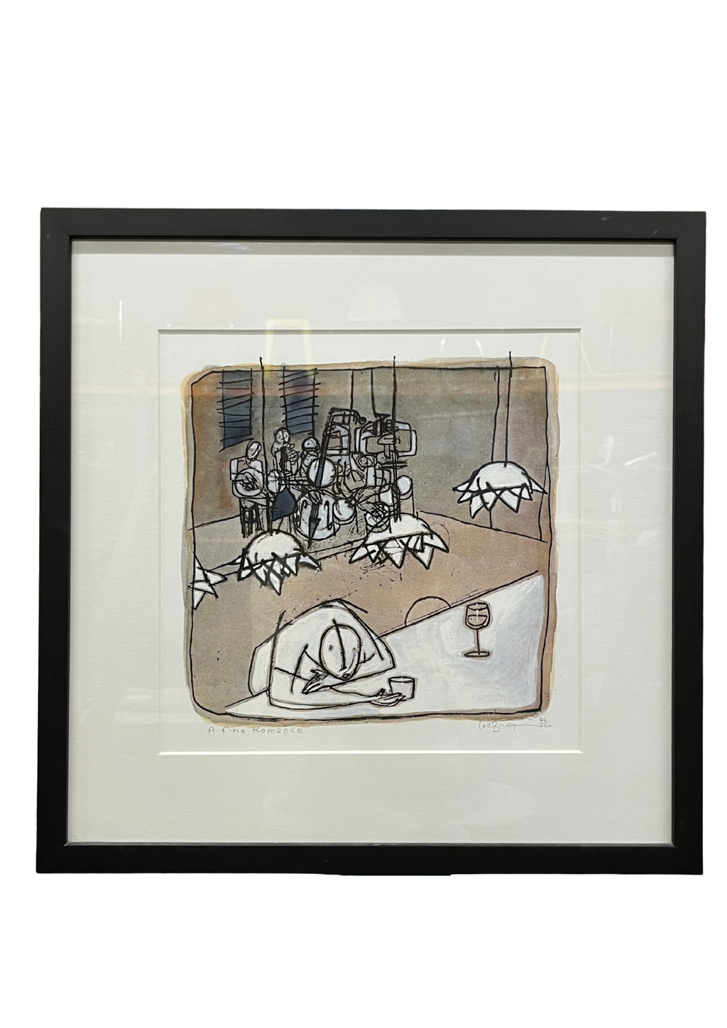 Jazz Suite A Fine Romance by Brett Lethbridge - Framed Limited Edition Print