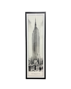 'Empire State Building' - Black and White Framed Photograph