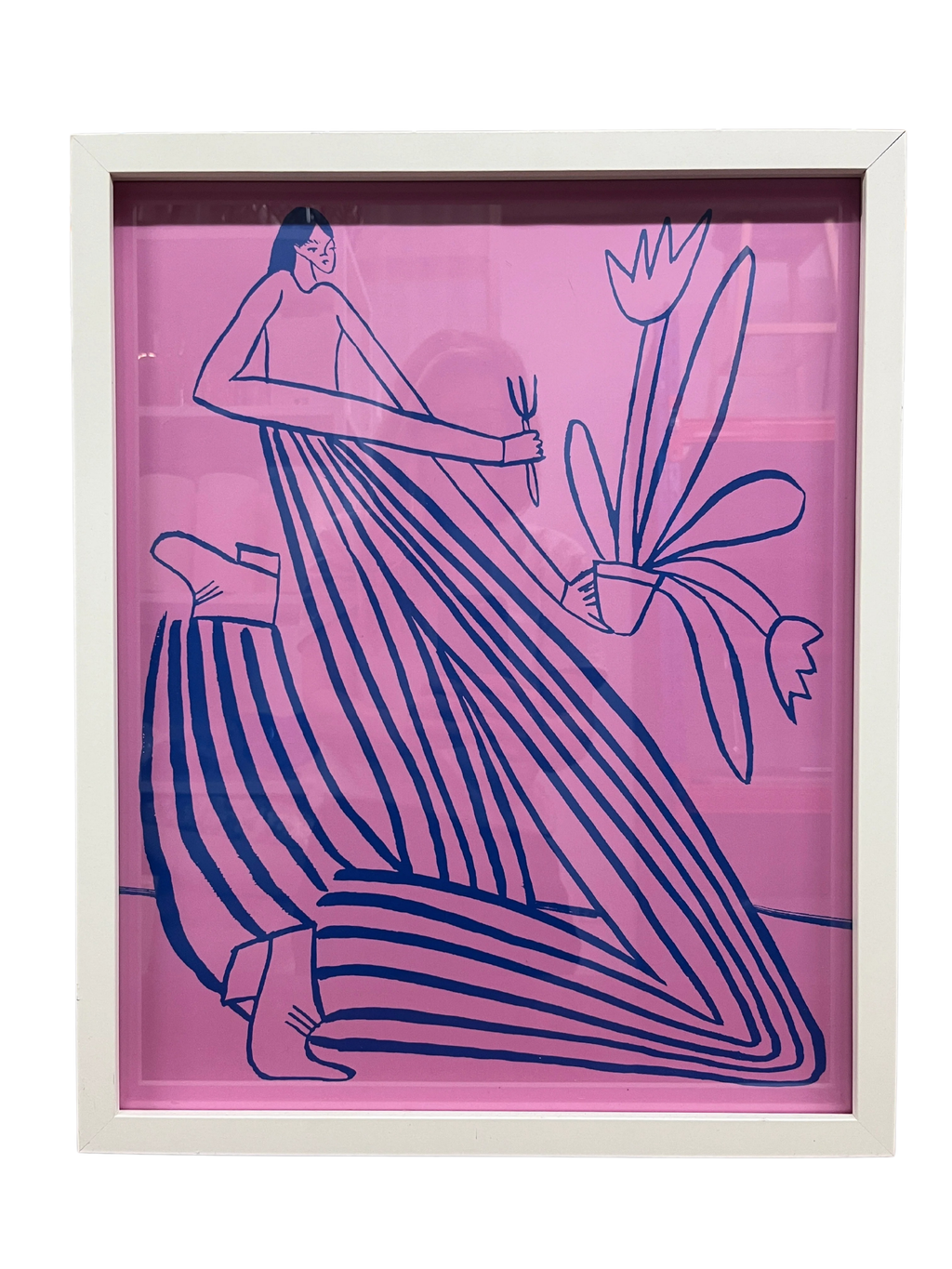 'Planting' - Framed Print