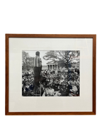 'Protest Gathering II' - Framed Black and White Photograph