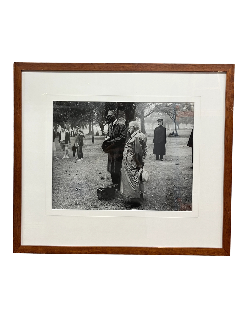 'Protest Gathering V' - Framed Black and White Photograph