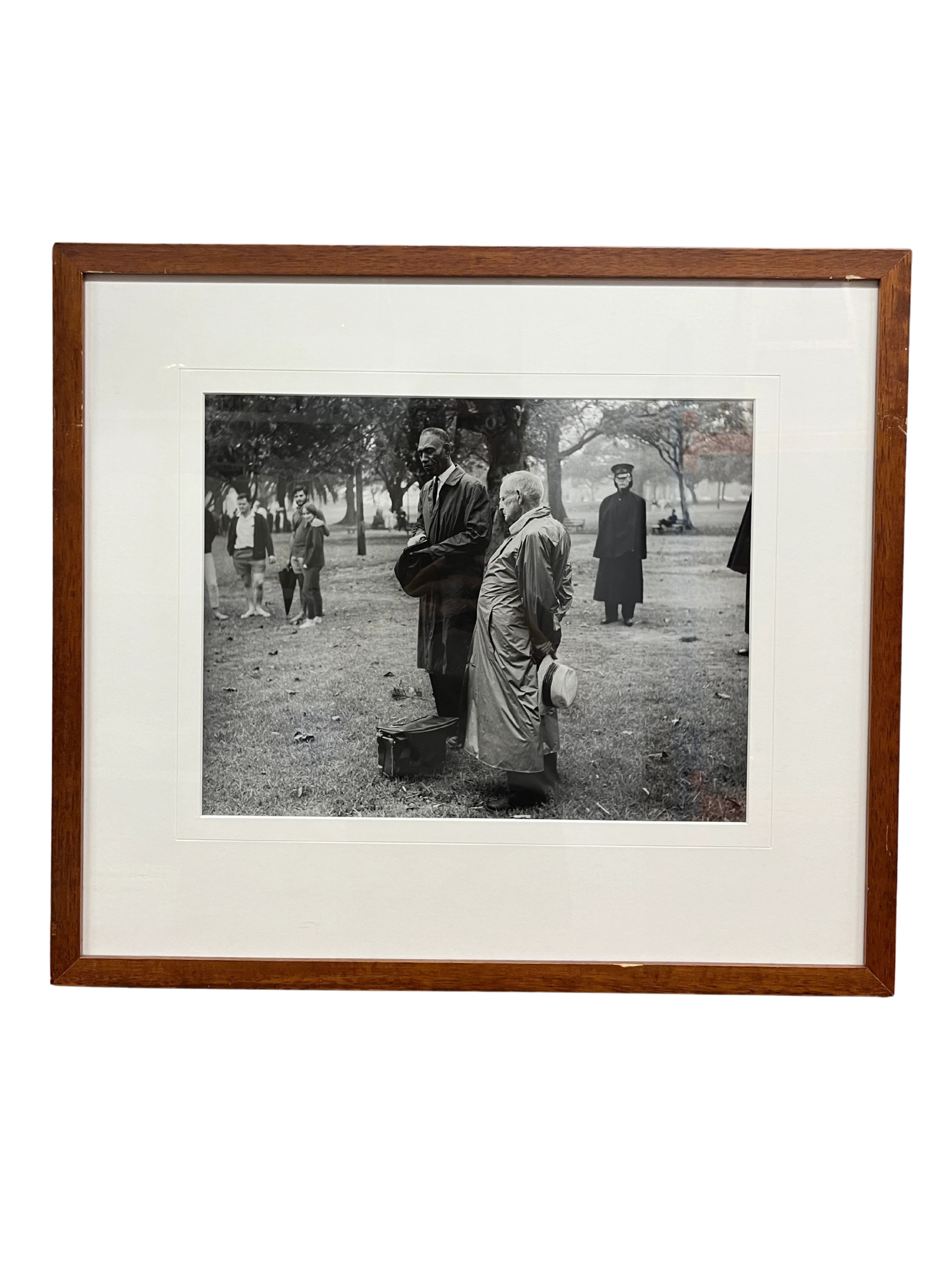 'Protest Gathering V' - Framed Black and White Photograph