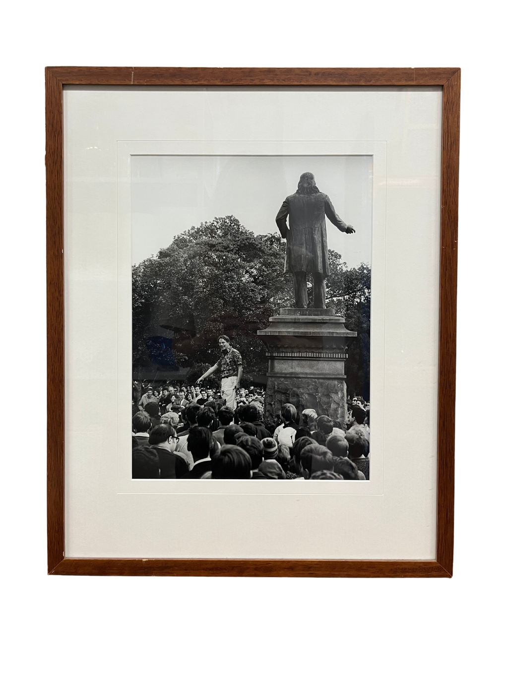 'Protest Gathering VII' - Framed Black and White Photograph