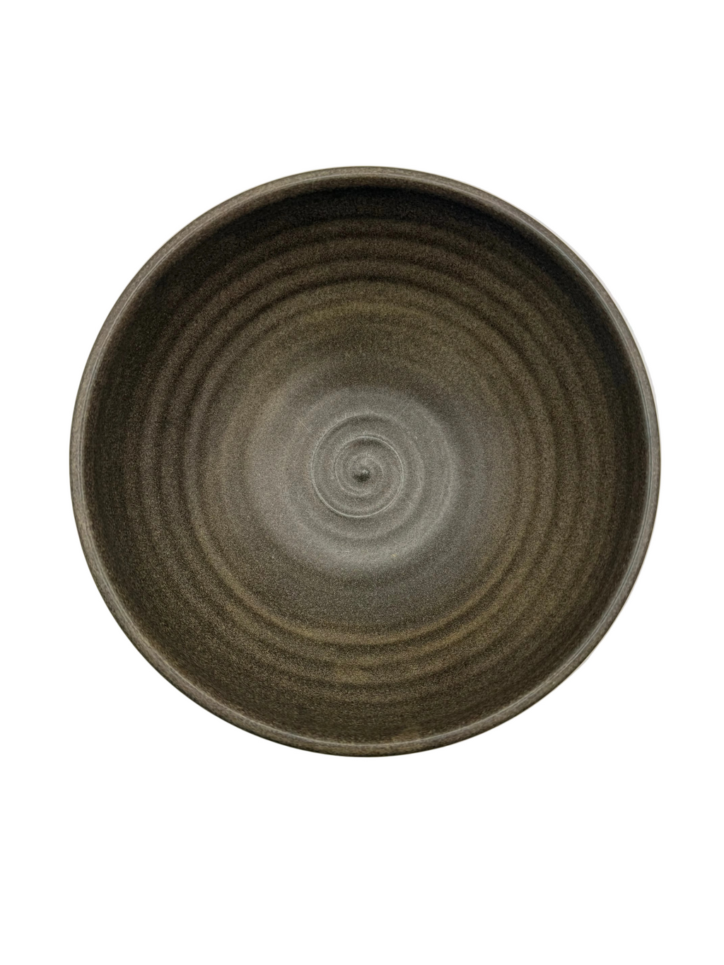 Dark Glazed Ceramic Bowl