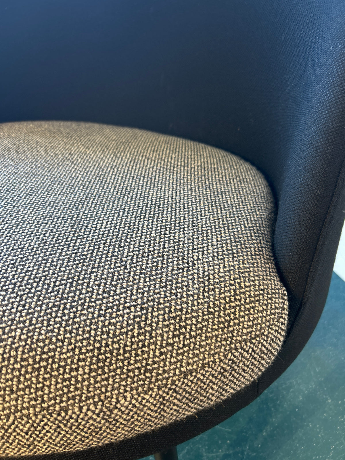 Jules Black Occasional Armchair, Arflex
