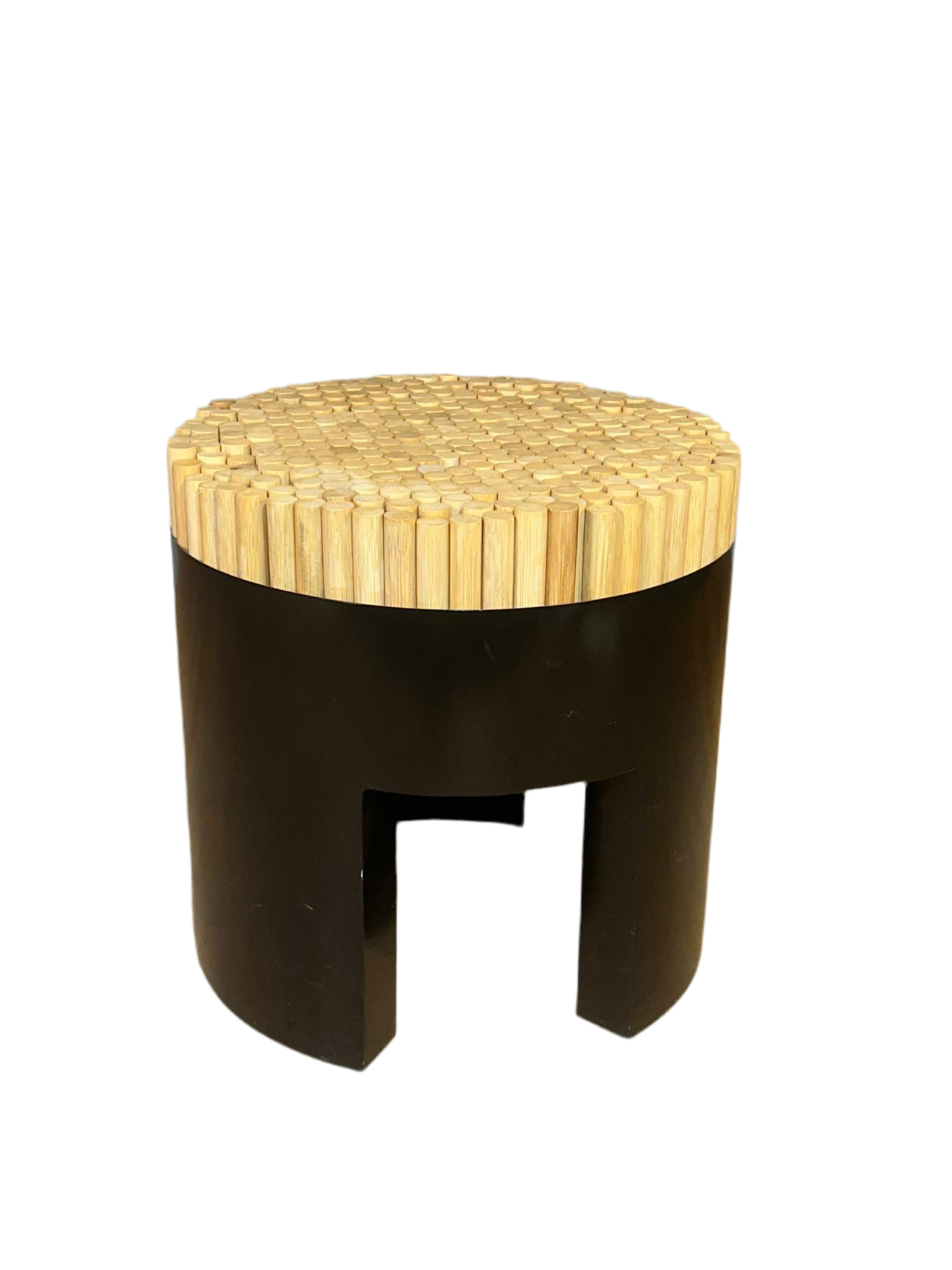 Black Chiquita Stool by Kenneth Cobonpue