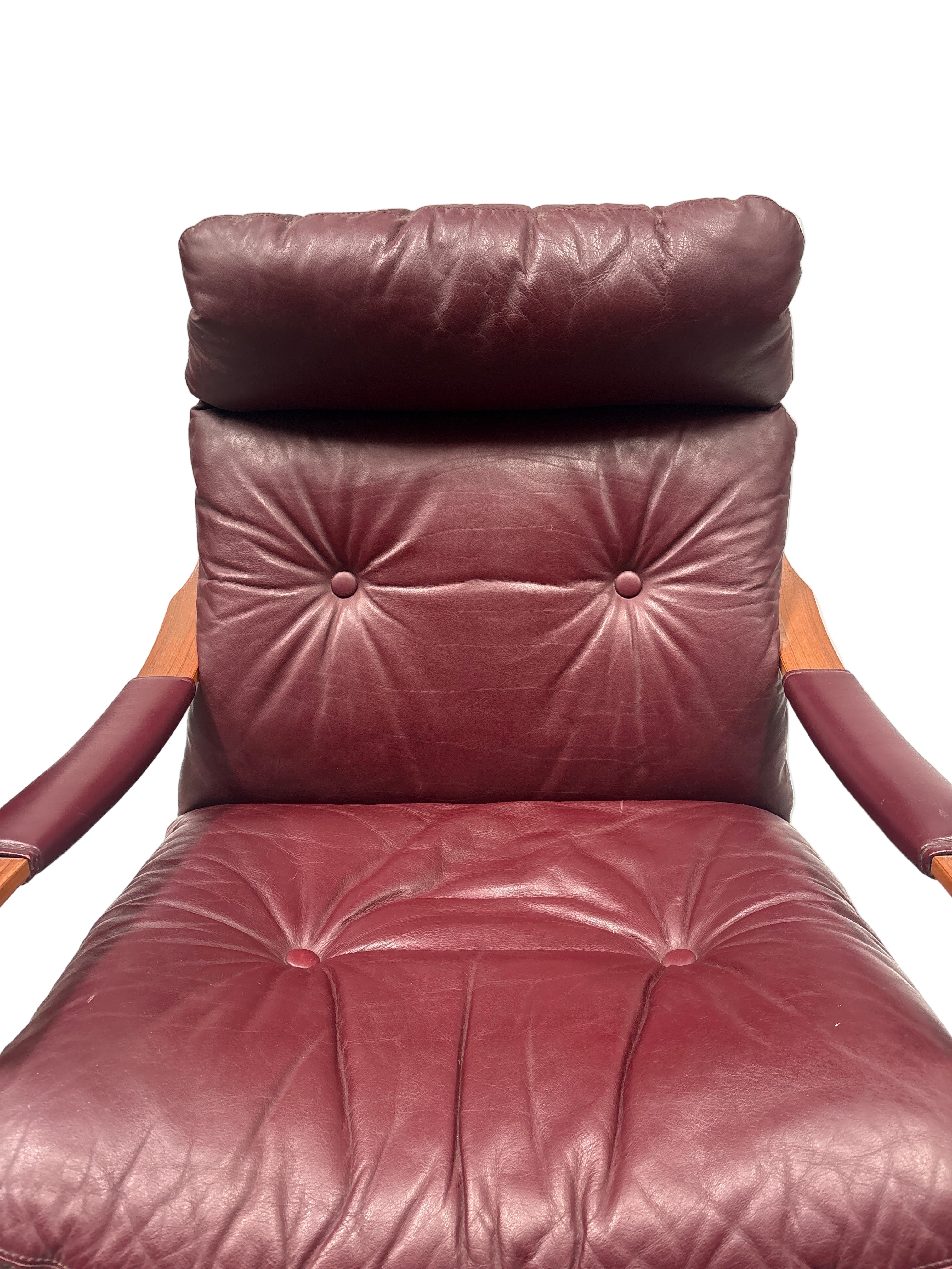 Vintage 1970's TESSA T8 Leather Armchairs