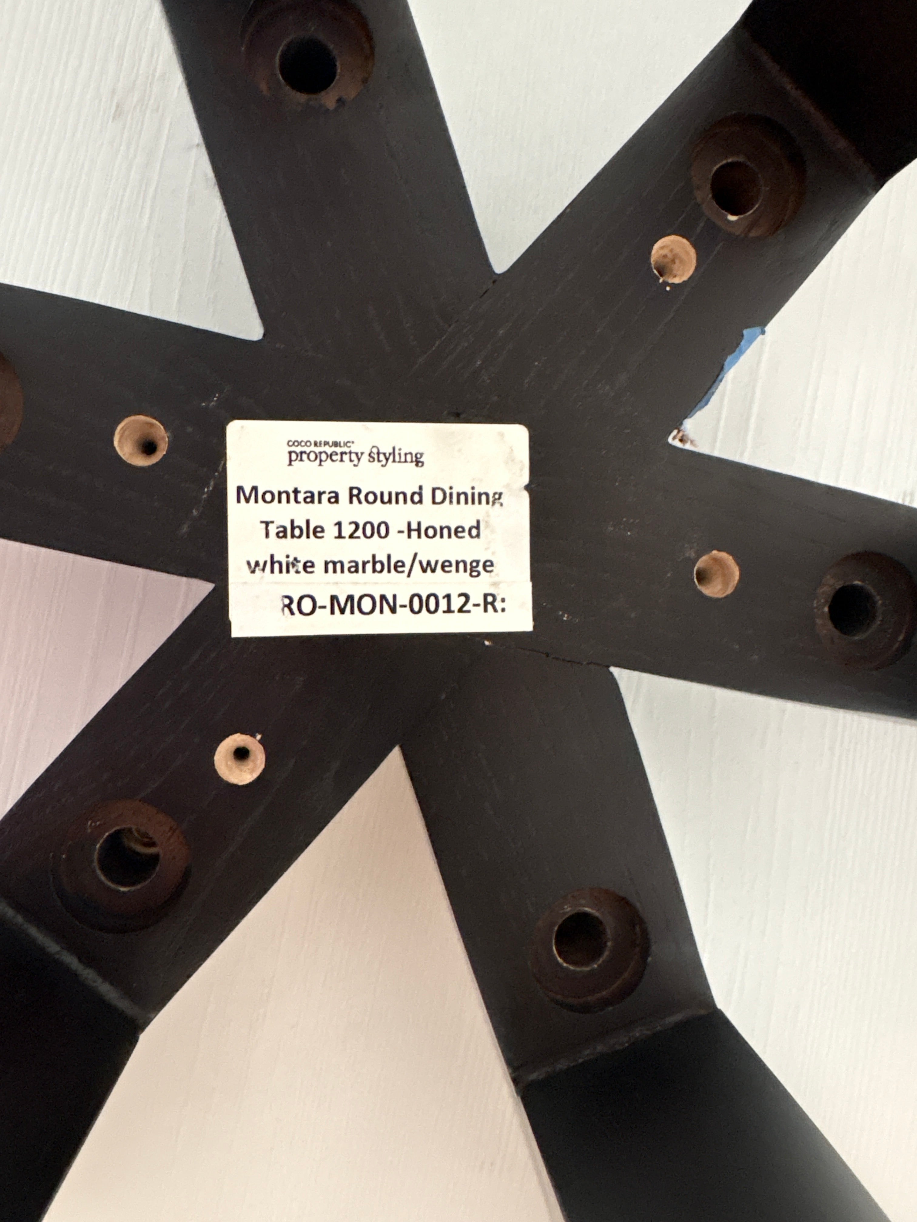 Montana Round Marble Dining Table