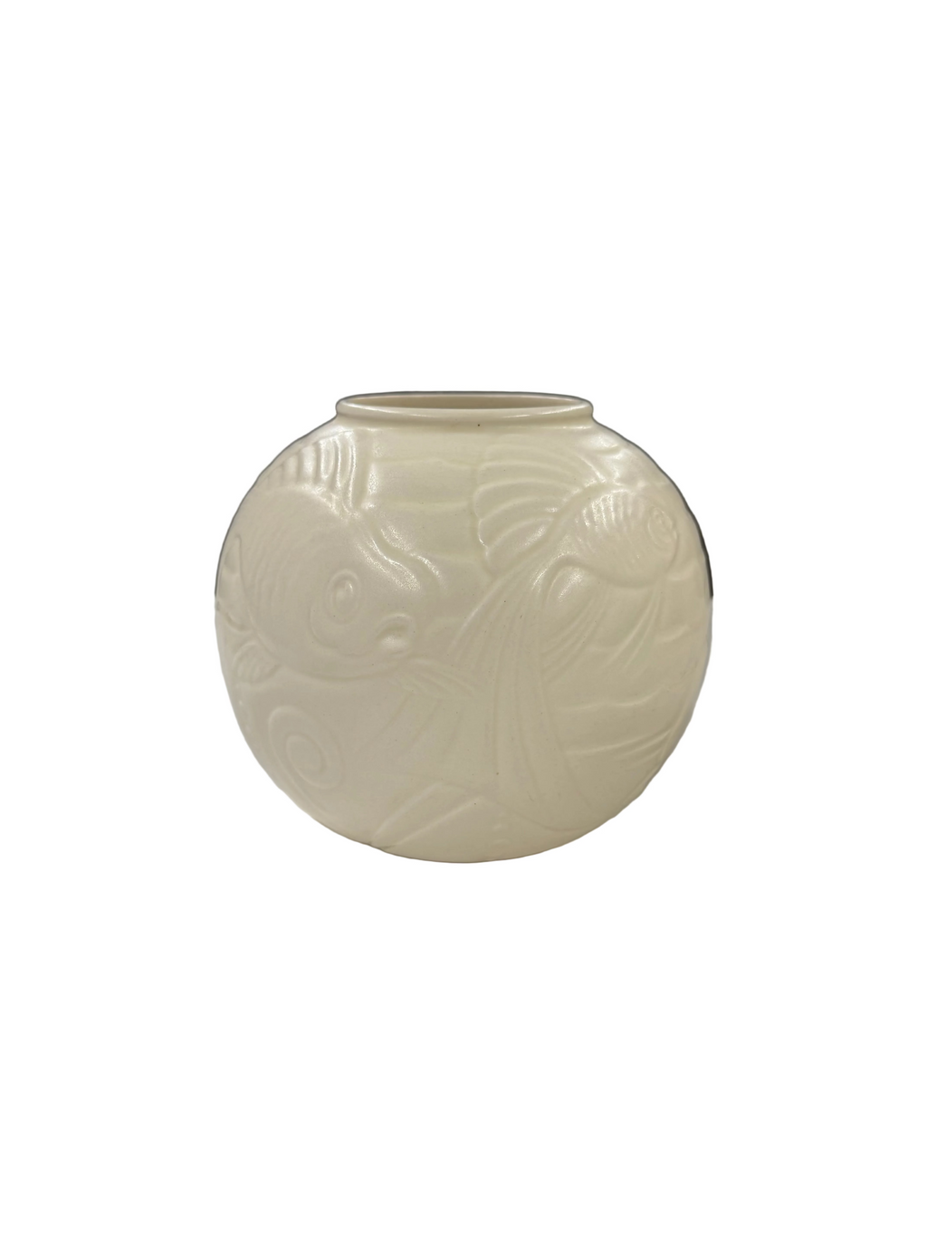 Vintage Koi Vase