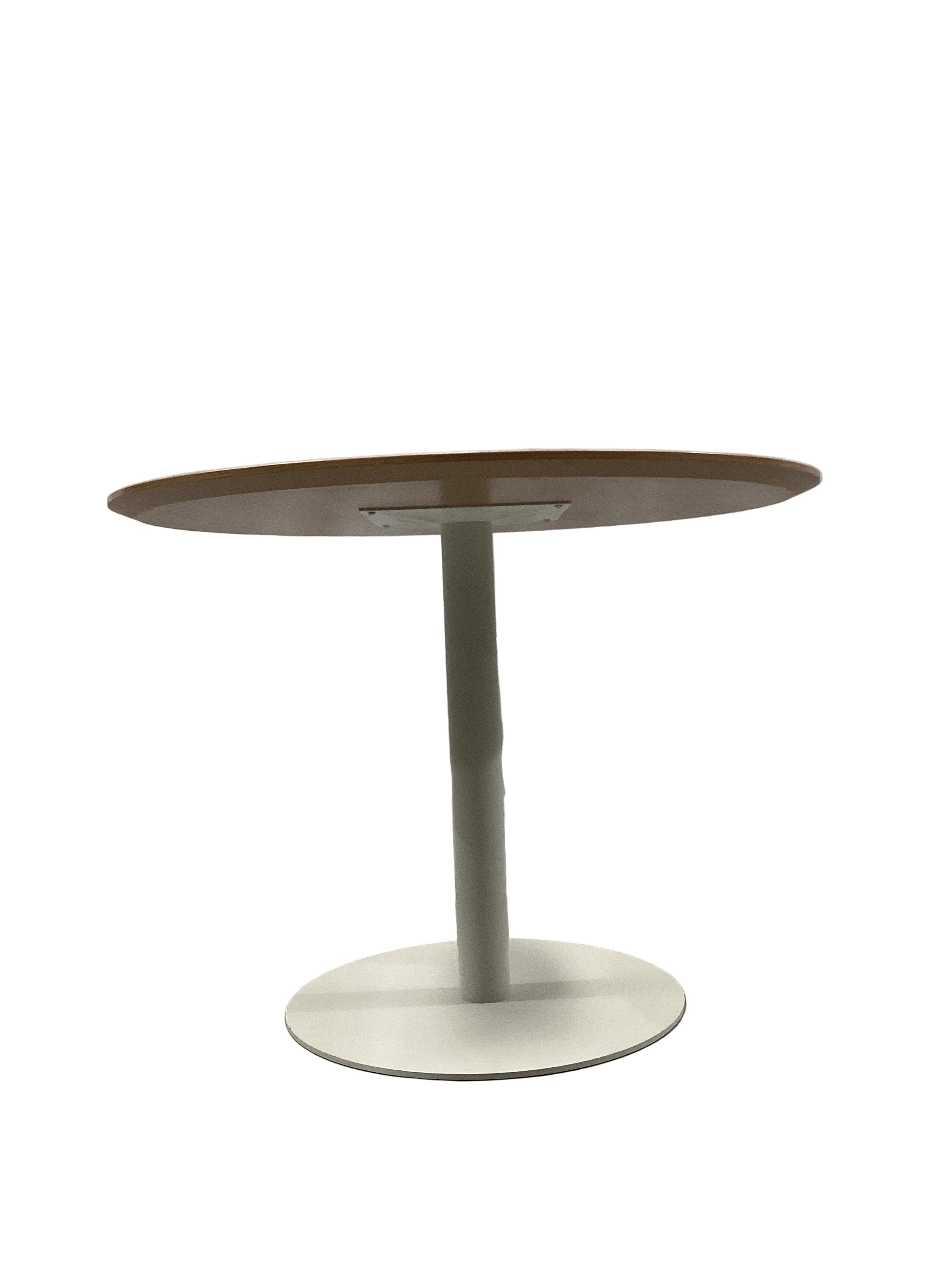 Oak Laminate Pedestal Base Dining Table