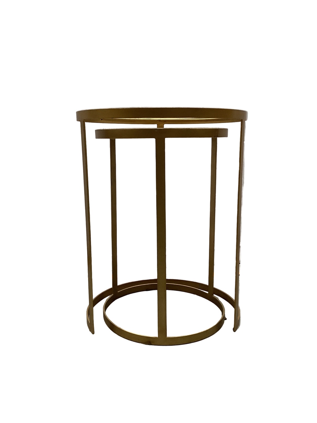 Plantation Brass Nesting  Side Table Set