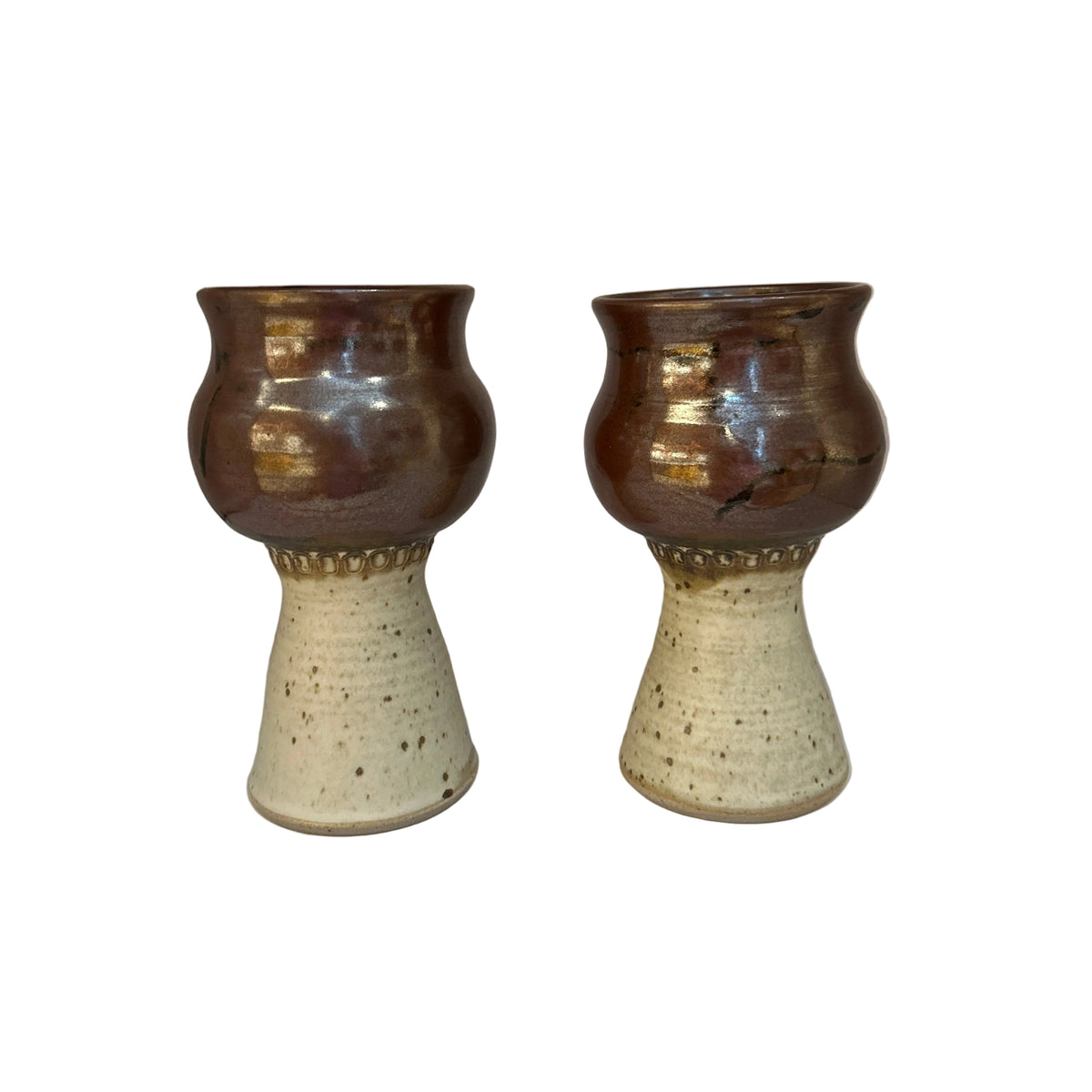 Ceramic Goblet Set of 2