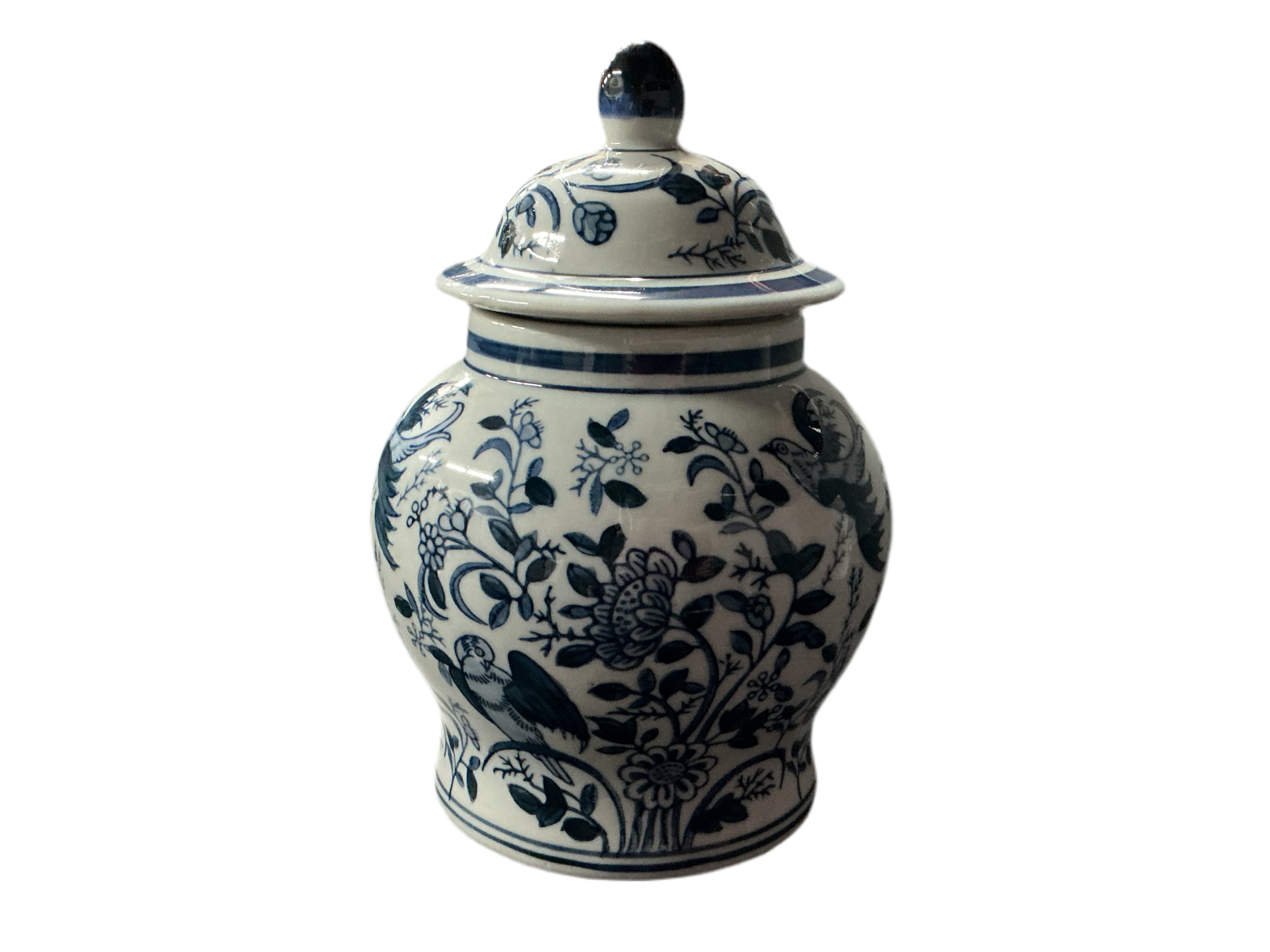 Decorative Floral Jar Small