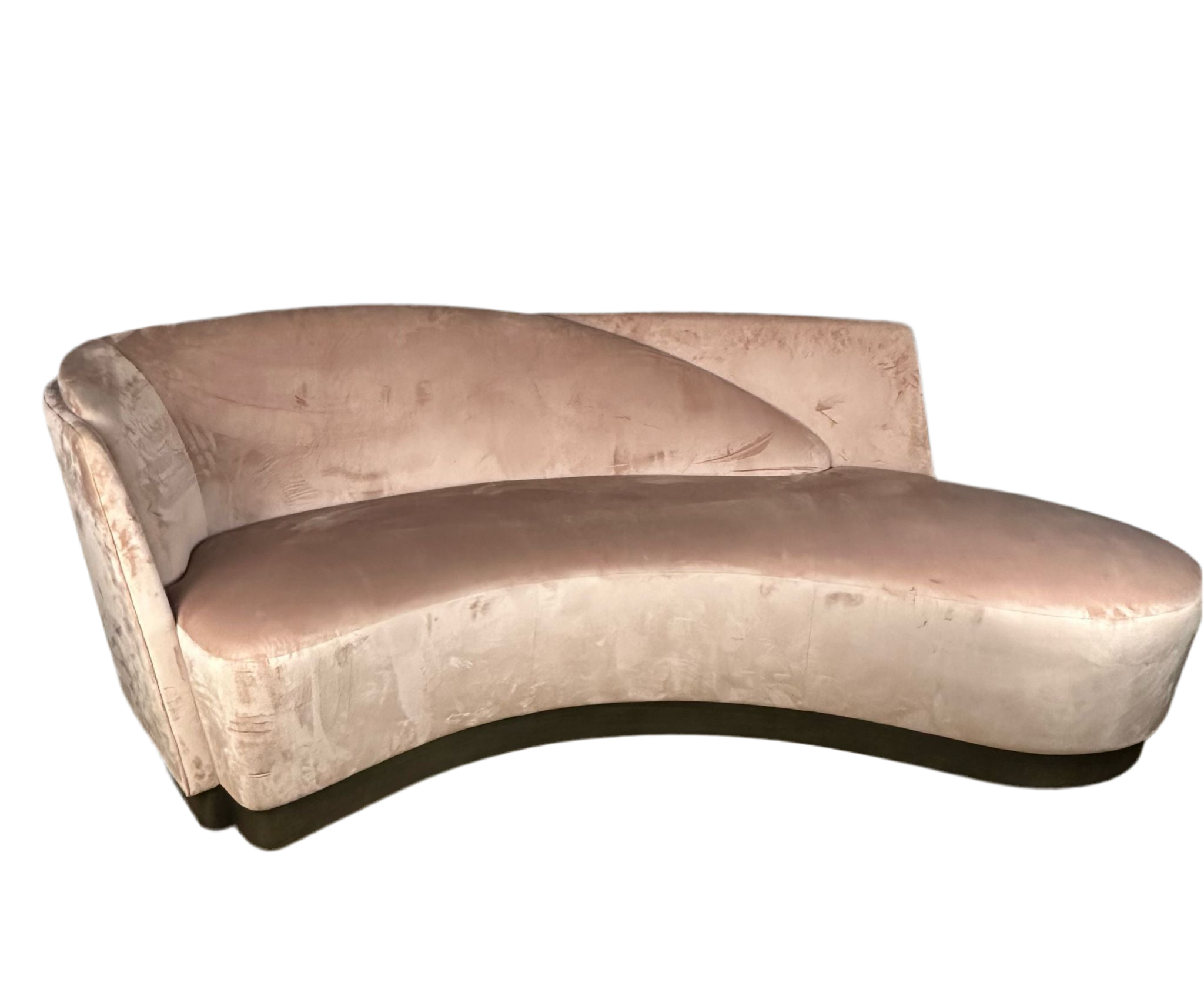 Pink Velvet Sofa 3 seater