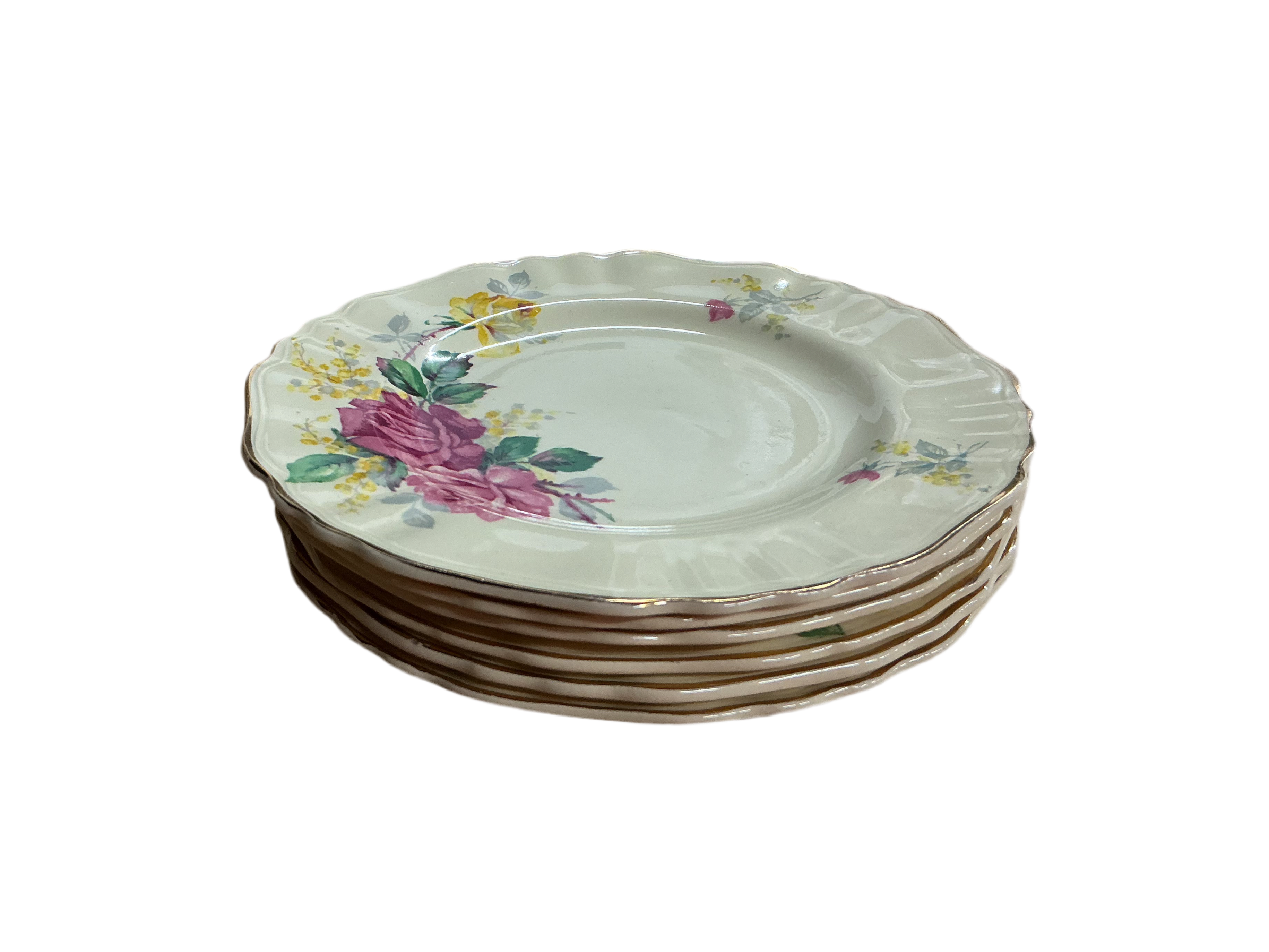 J & G Meakin Sunshine Side Plates Set of 6