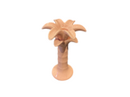 Large Pink Palm Candle Holder