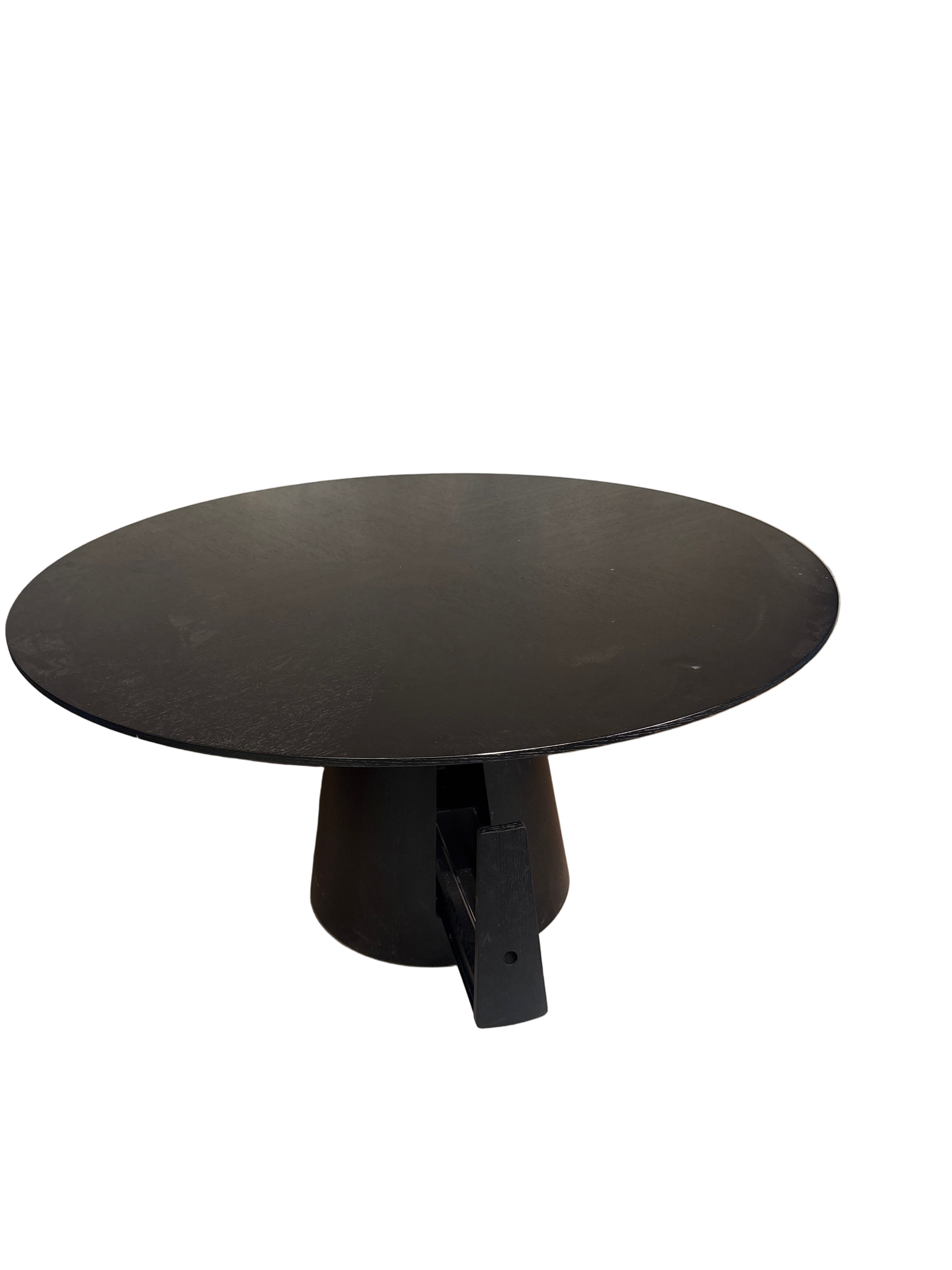 Globe West Round Dining Table Black