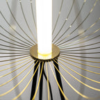 Jaula LED Floor Lamp With Steel Shade