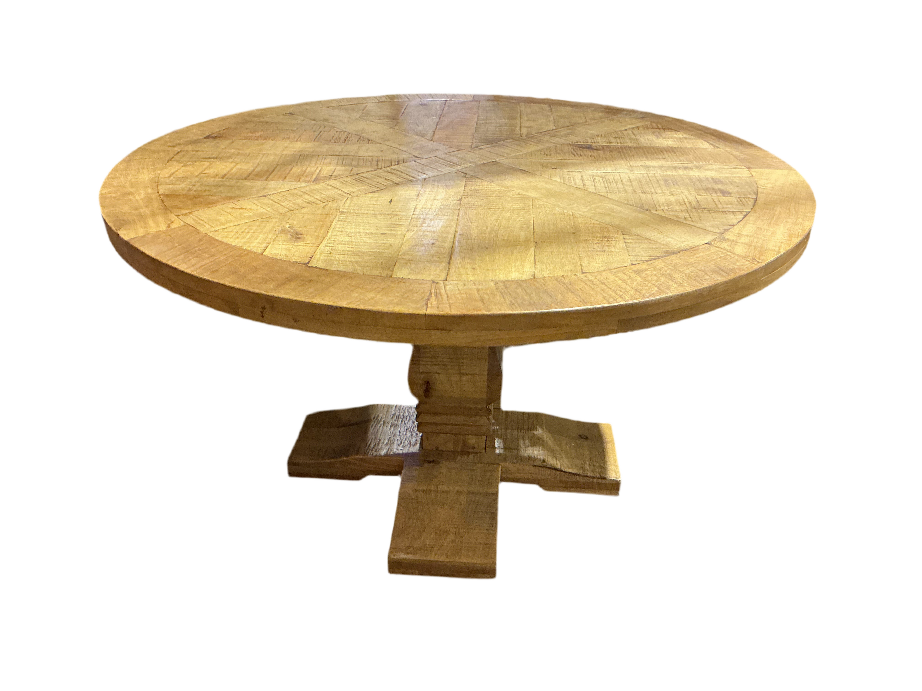 Round Oak Dining Table