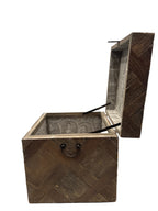 Tangten Side Table - Rustic Timber Finish