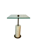 Coco Republic Terrazzo And Glass Side Table