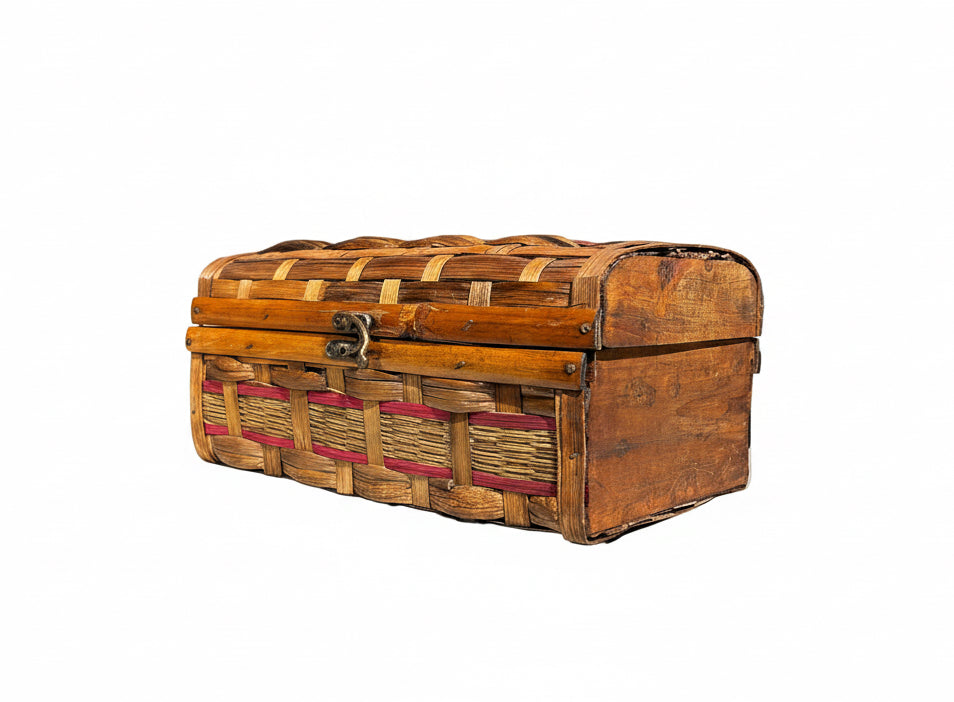 Vintage Rattan Box