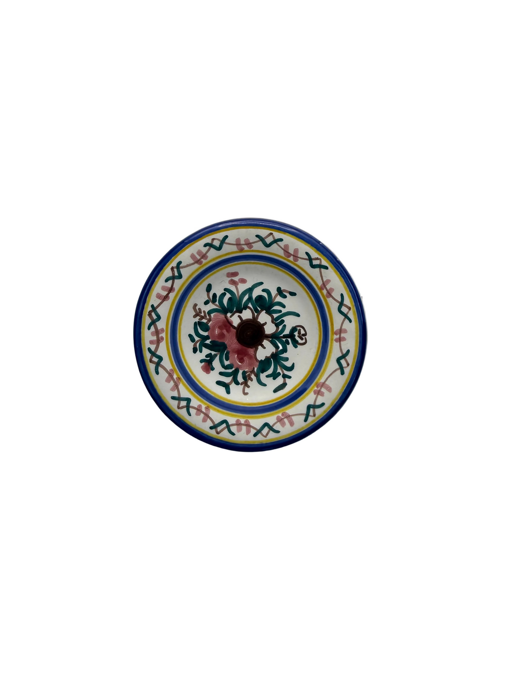 Decorative Hand-painted Hanging Ceramic Plates - Set of 3