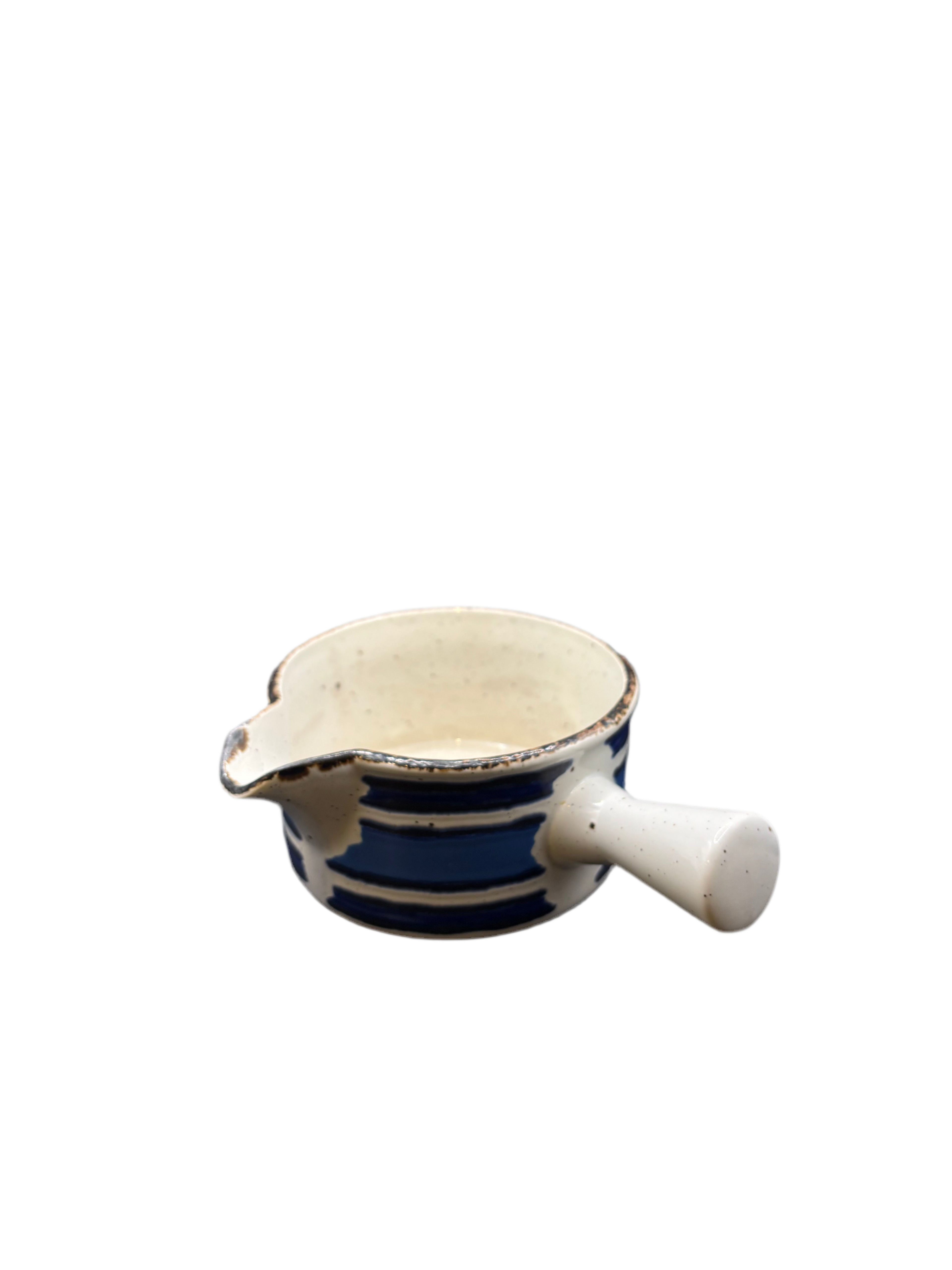 Vintage Striped Gravy Bowl