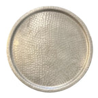 Hammered Metal Side Table