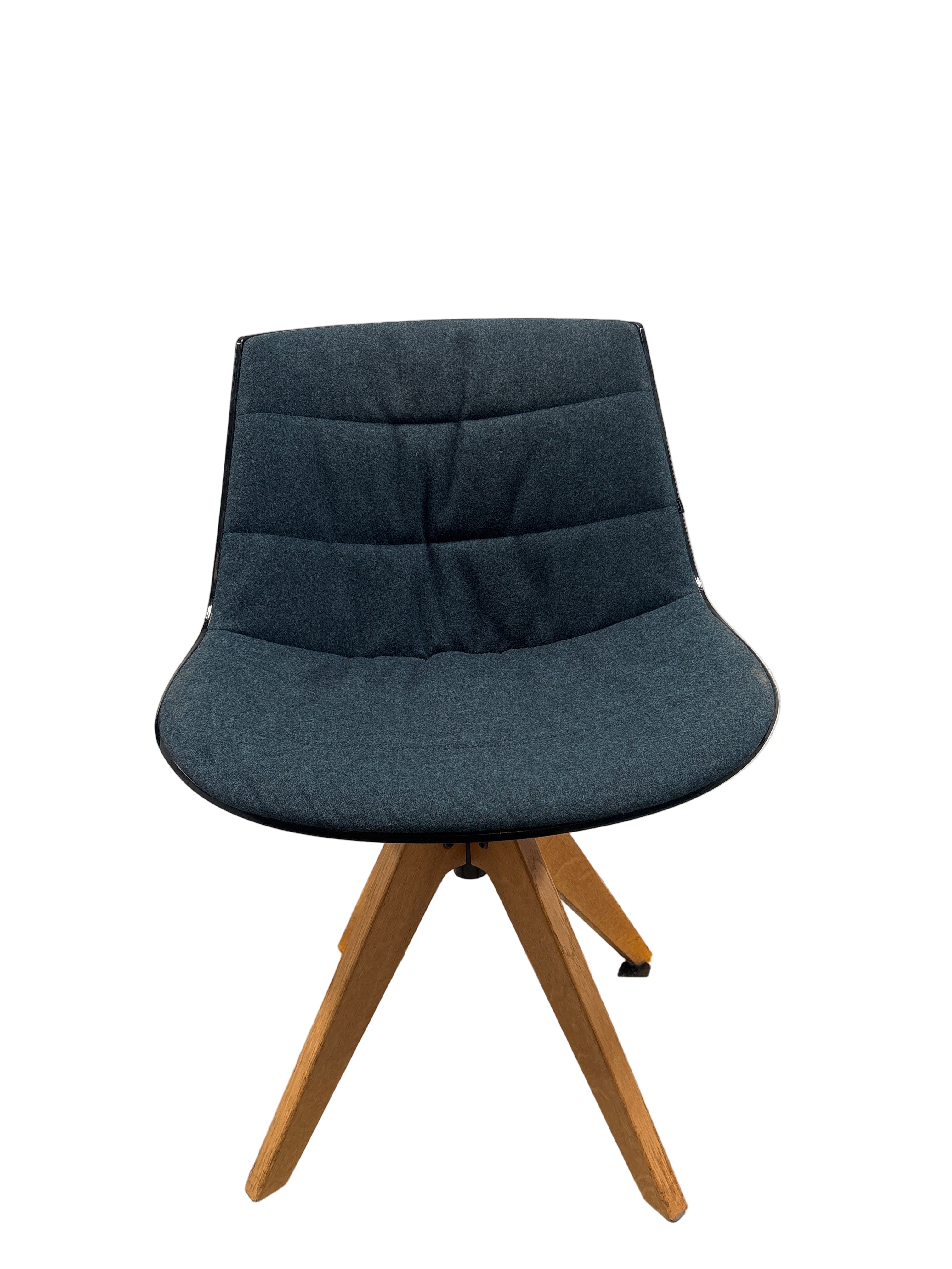 Chair FLOW CHAIR by Jean Marie Massaud for MDF Italia Dark Blue