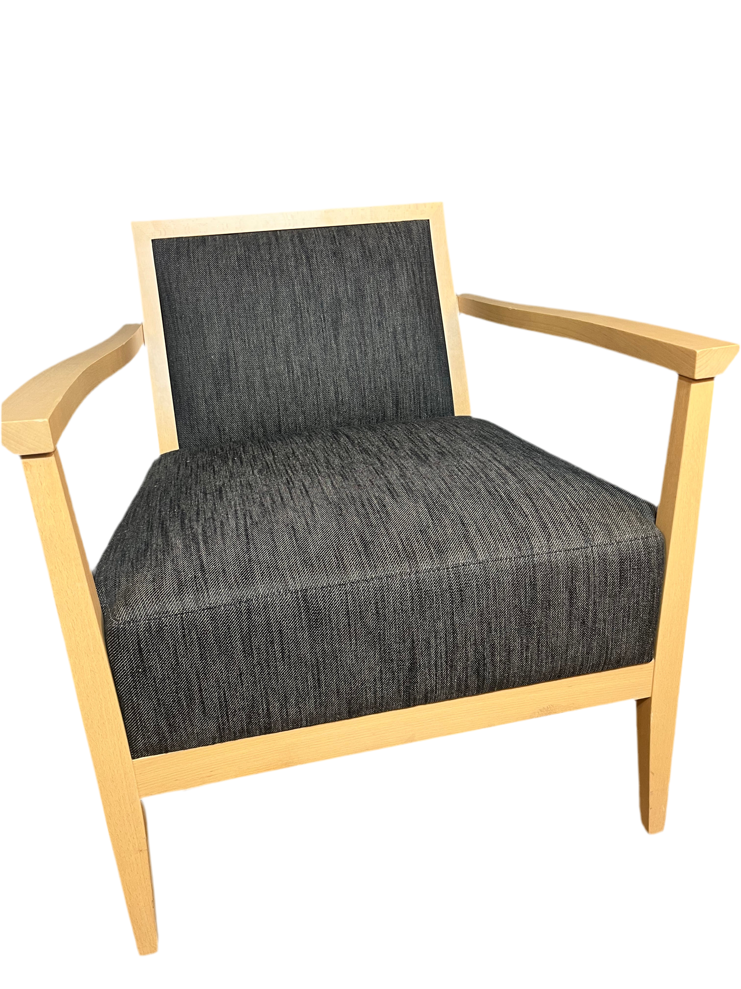 Cafe Culture Grey Jacquard Sitting Chair