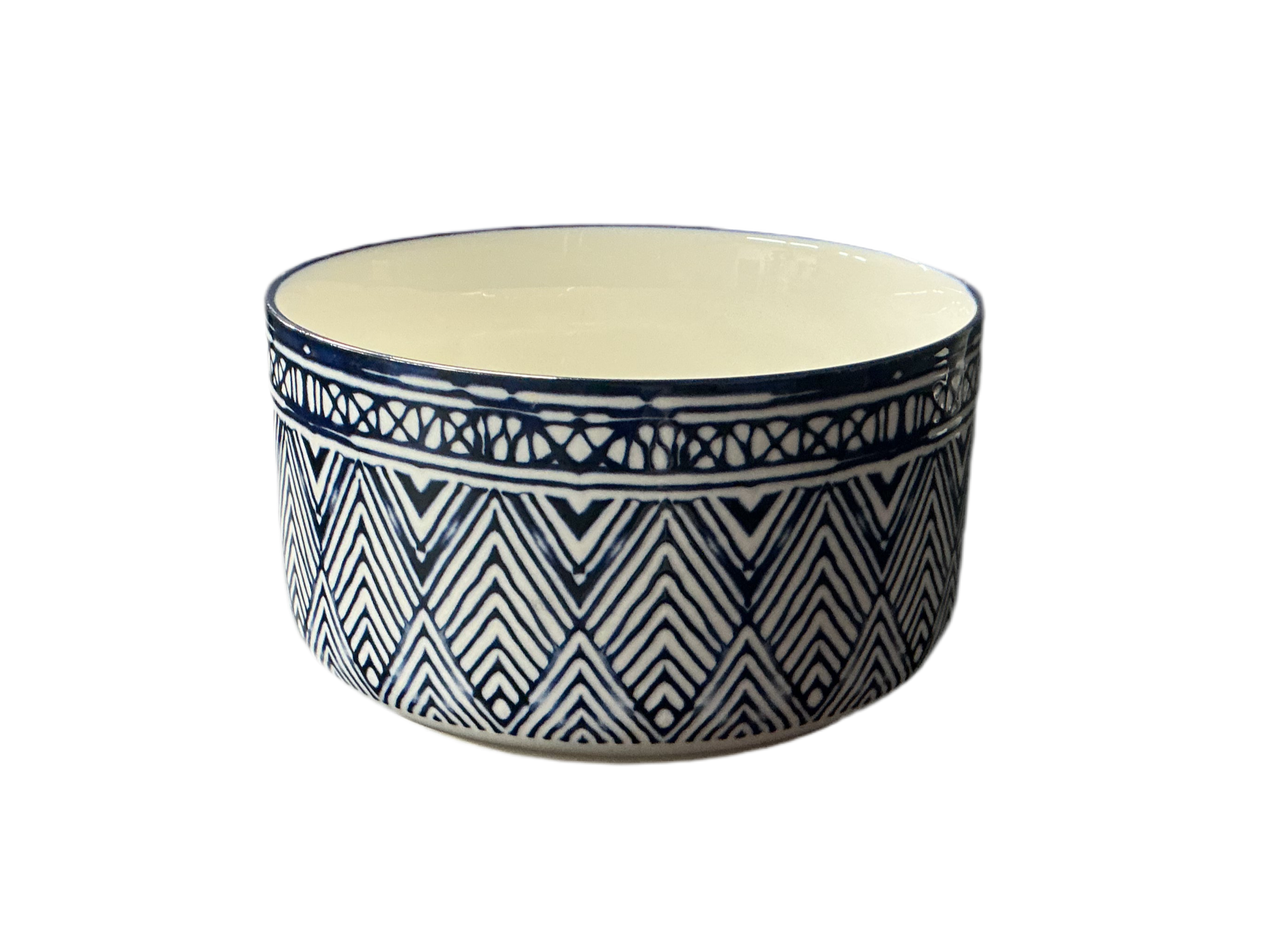 Decorative Patterned Serving Bowl