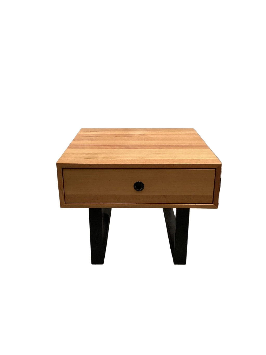 Oak Mitred Bedside Table