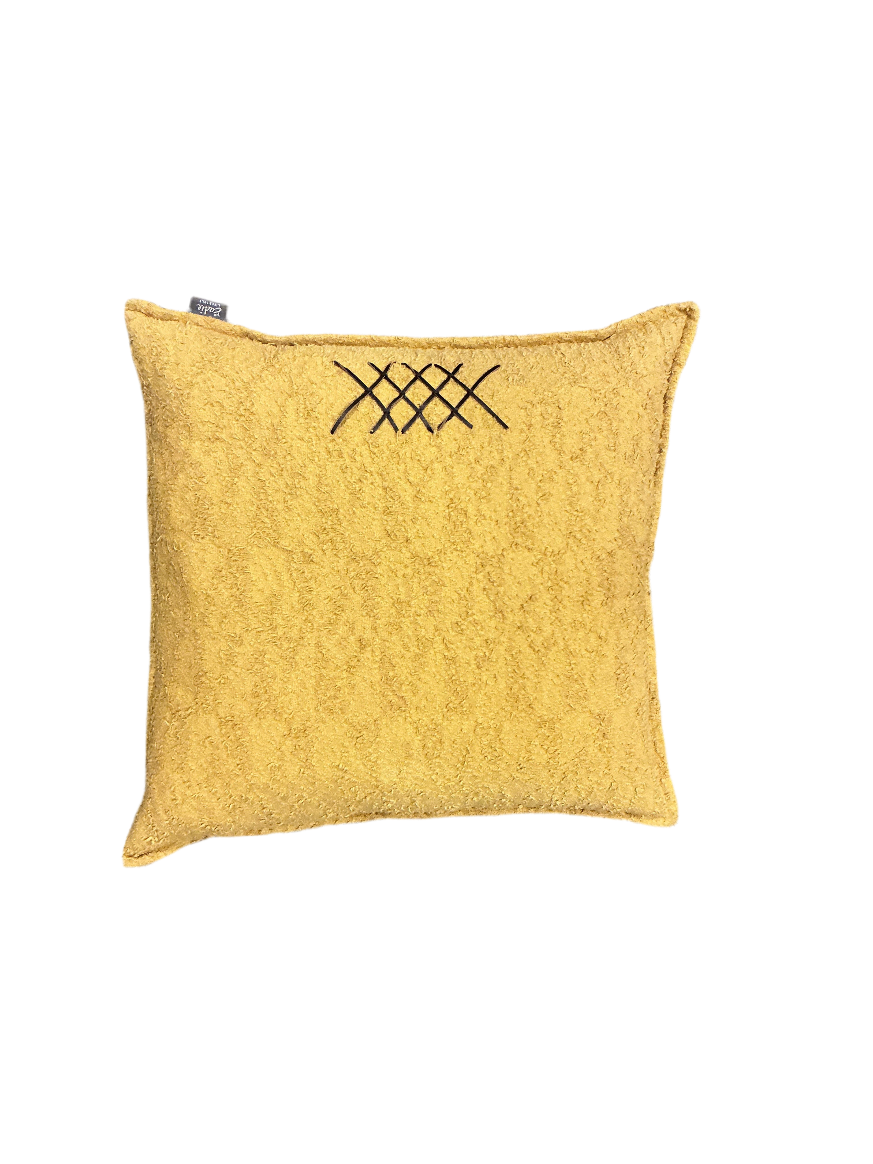 Mustard Textured Cushion