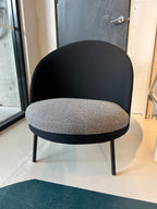Jules Black Occasional Armchair, Arflex