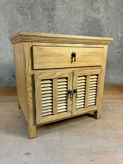 MARKETPLACE - Louvre Elm Bedside Table (Selling as set of 2)