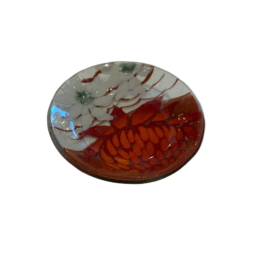 Small Colourful Glass Dish