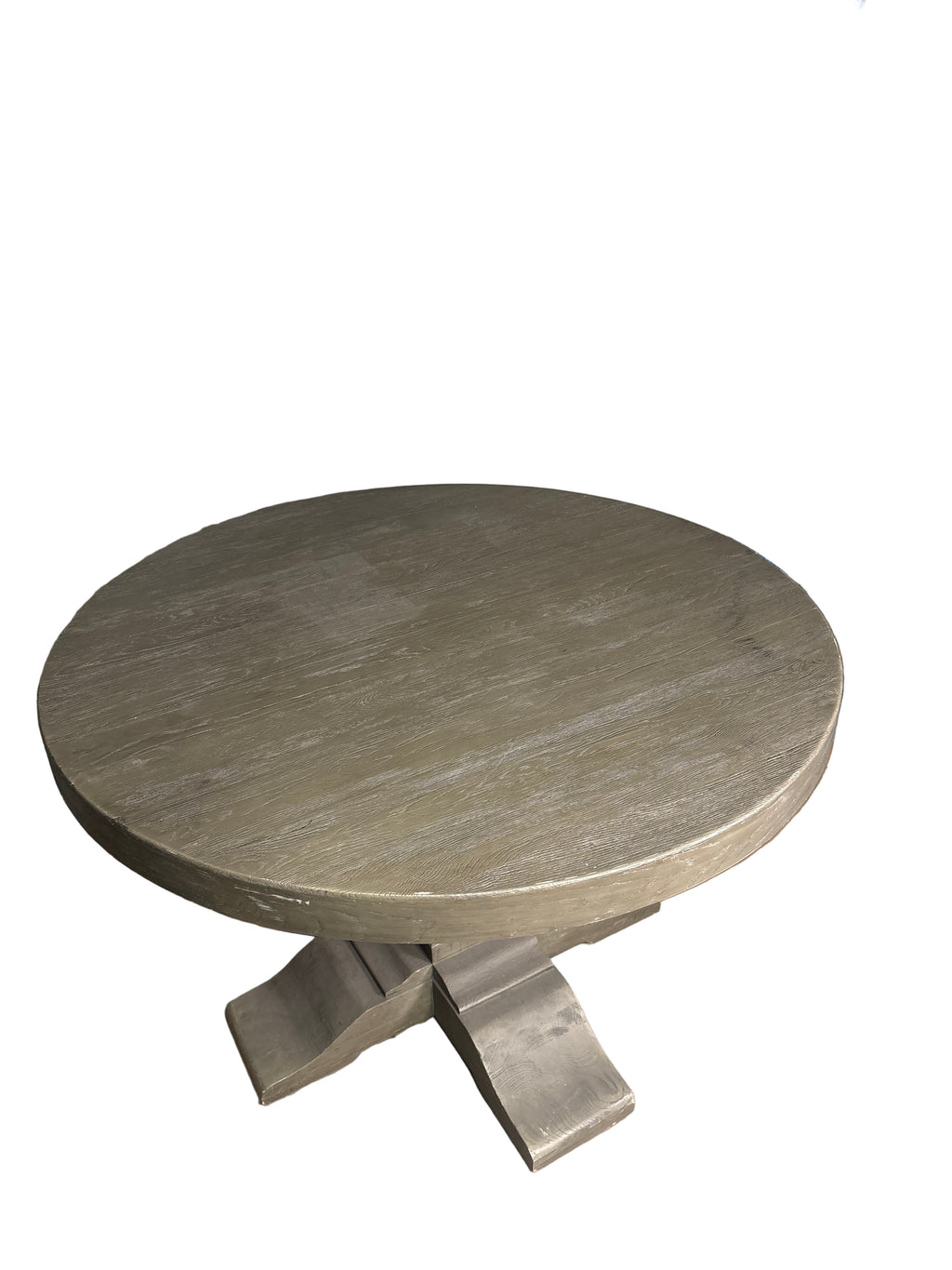 Rustic Pedestal Dining Table