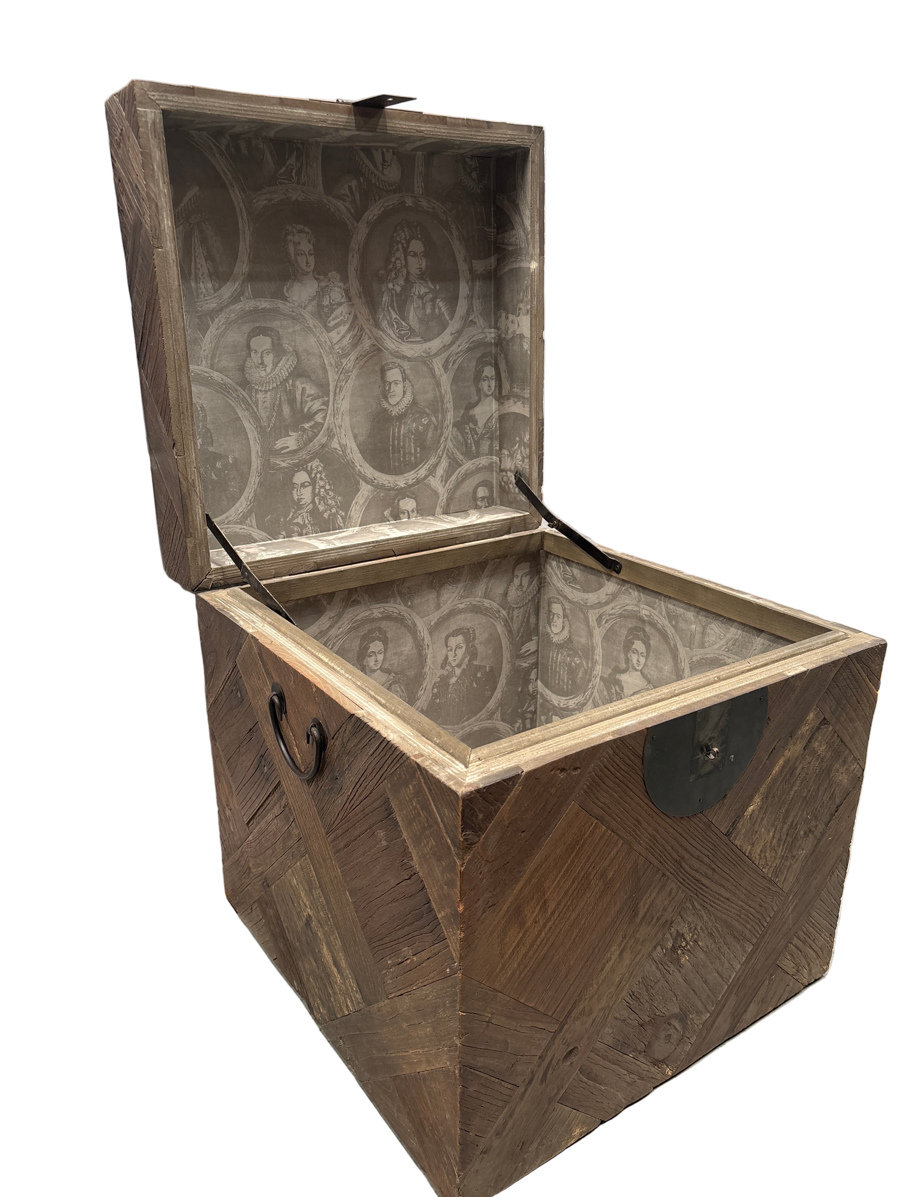 Tangten Side Table - Rustic Timber Finish