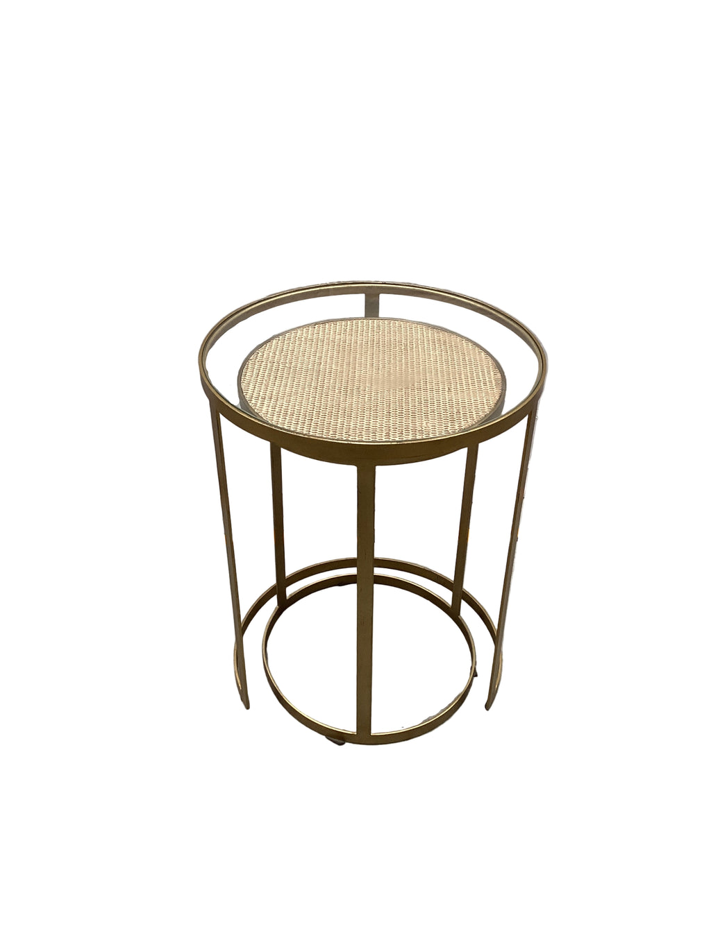 Plantation Brass Nesting  Side Table Set