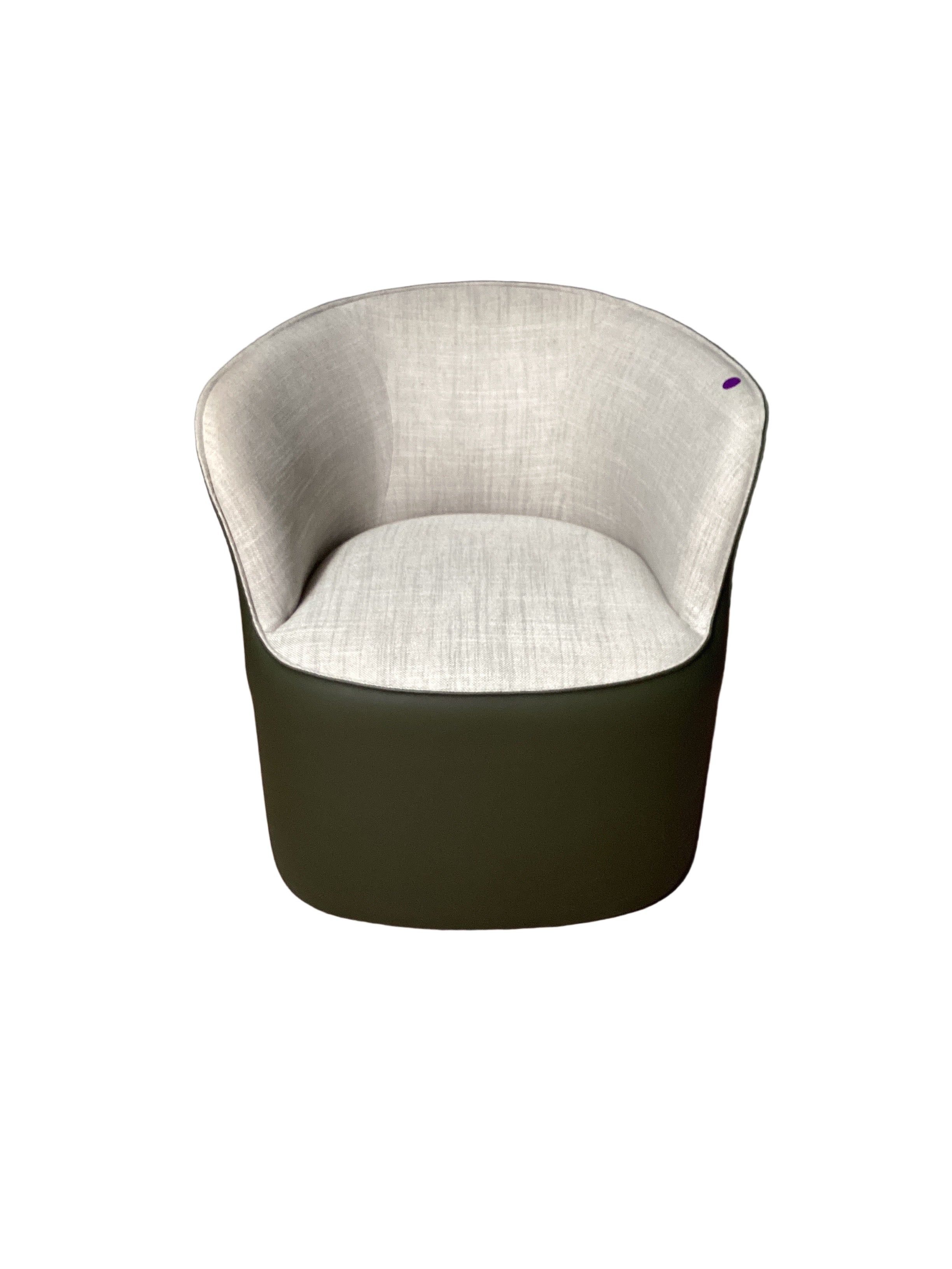 Jardan Pearl Swivel Armchair Cream