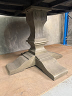 Rustic Pedestal Dining Table