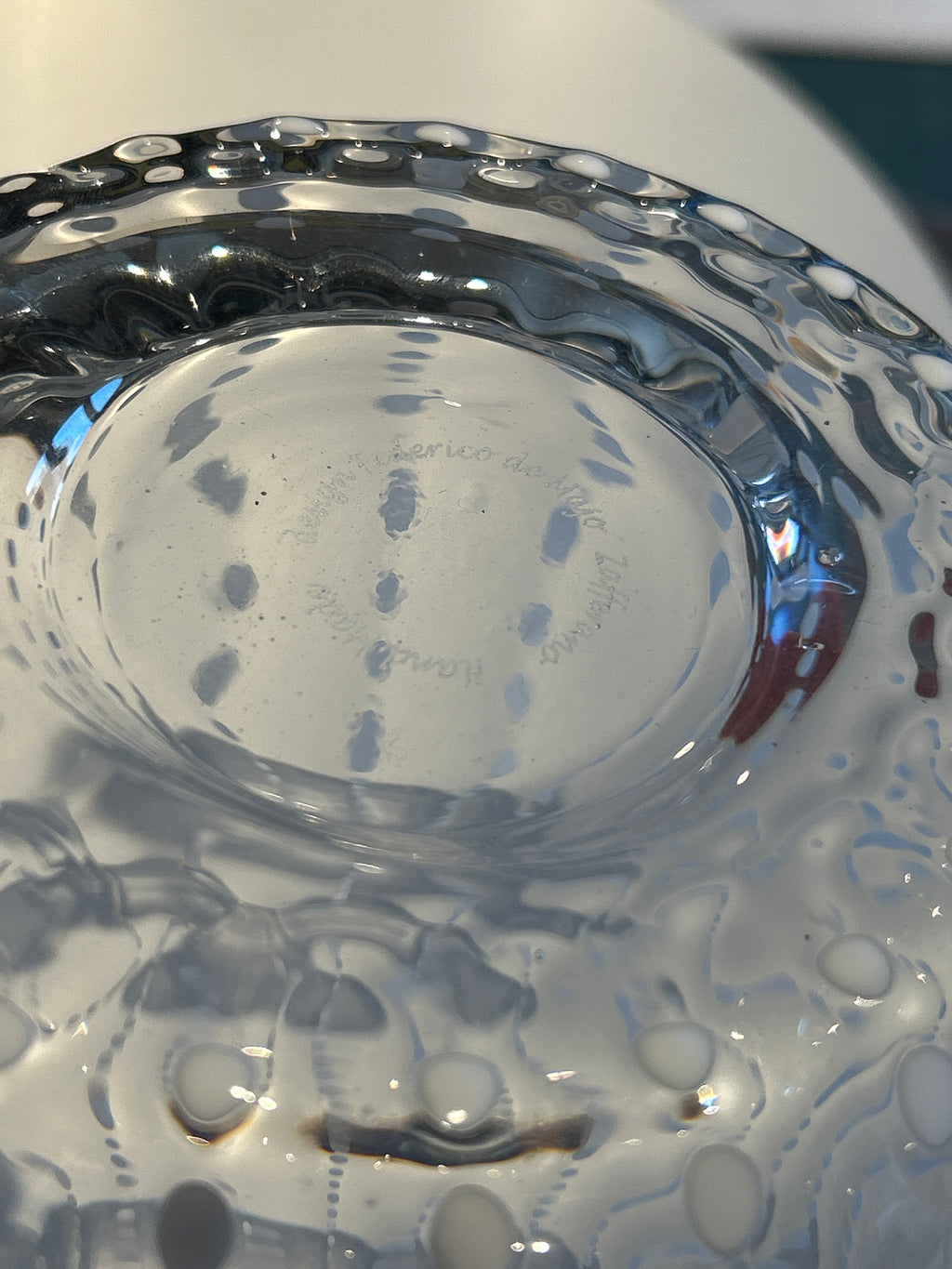 Zafferano Dotted Large Vase, White, by Federico De Majo