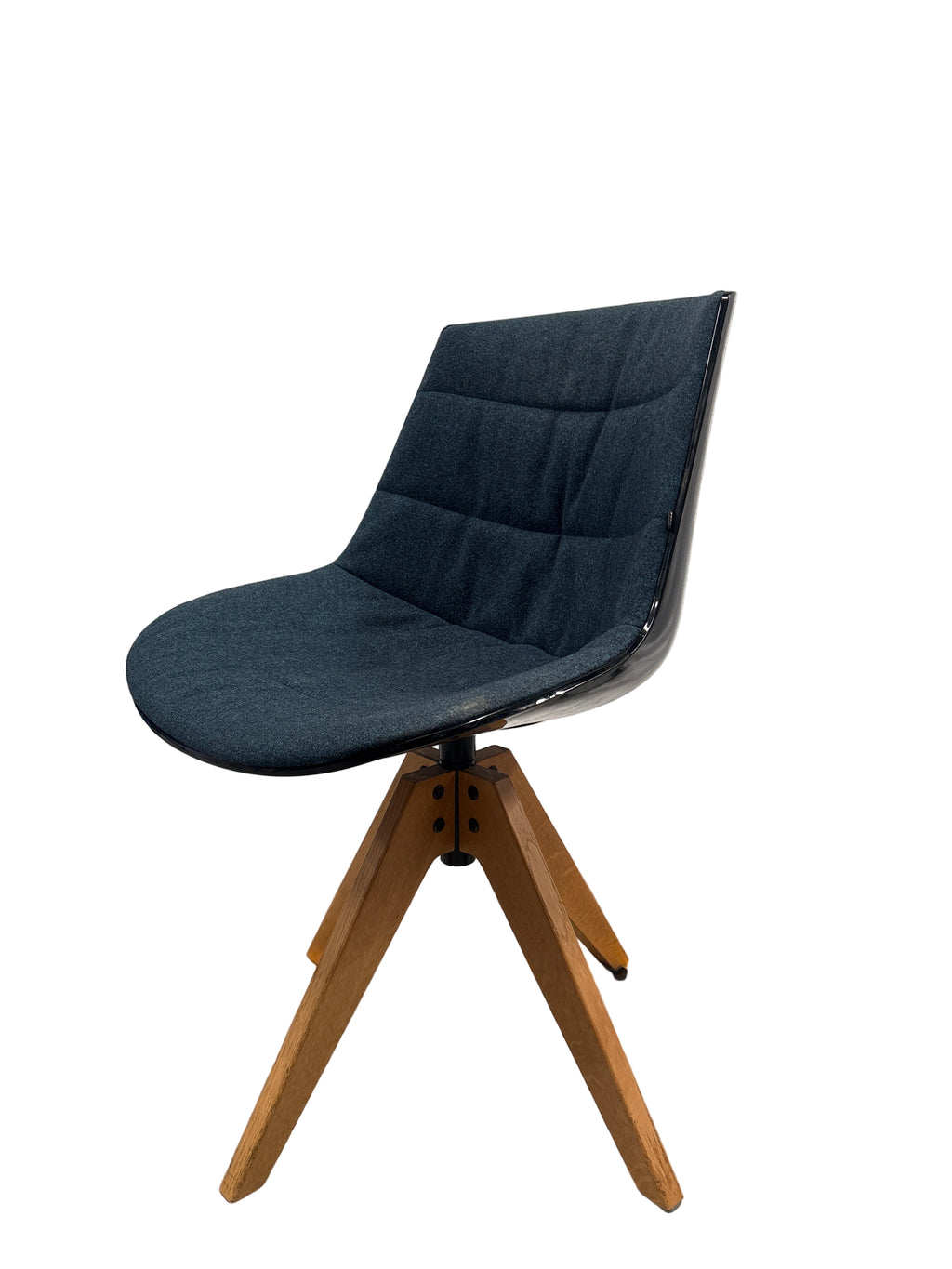 Chair FLOW CHAIR by Jean Marie Massaud for MDF Italia Dark Blue