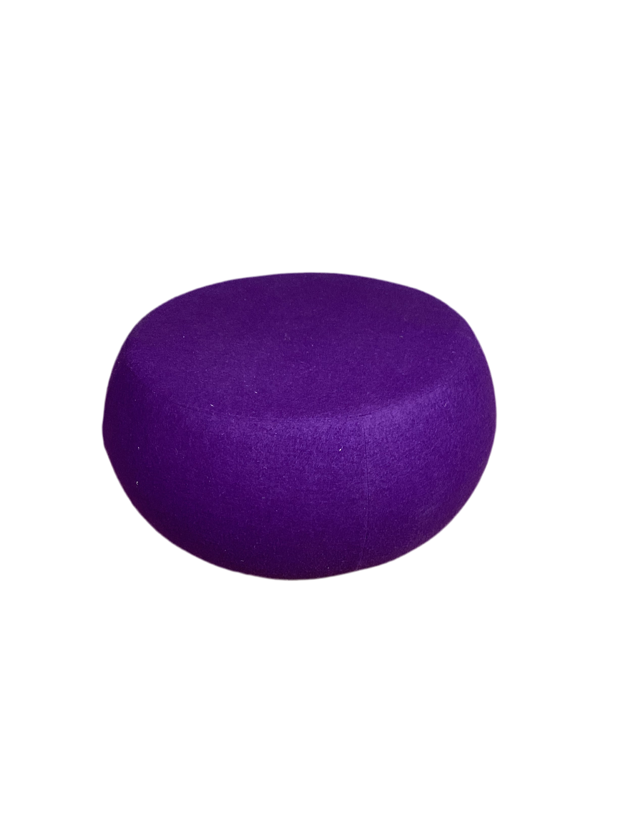 Purple ottoman large size